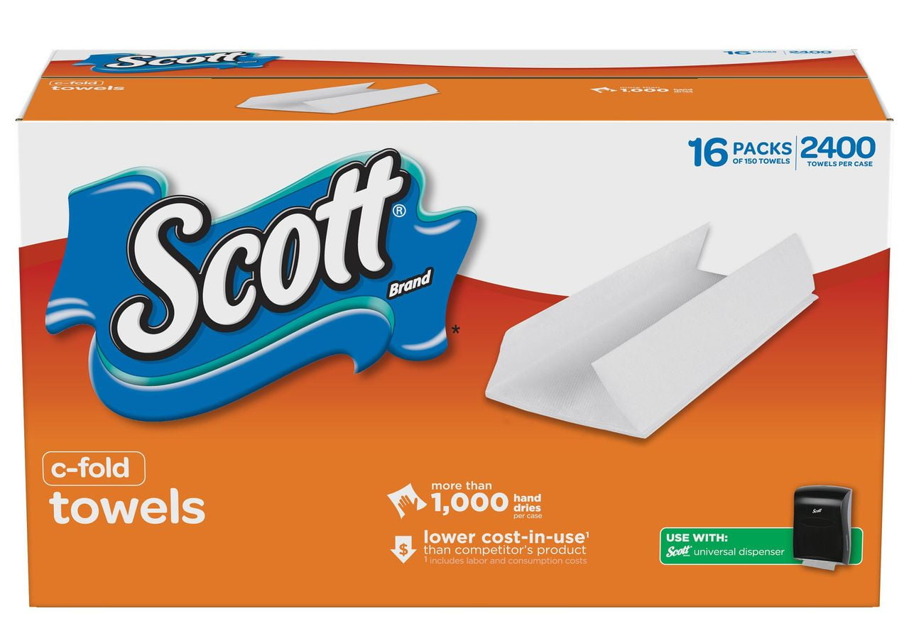 Product of Scott C-Fold Paper Towels, 2,400 ct.