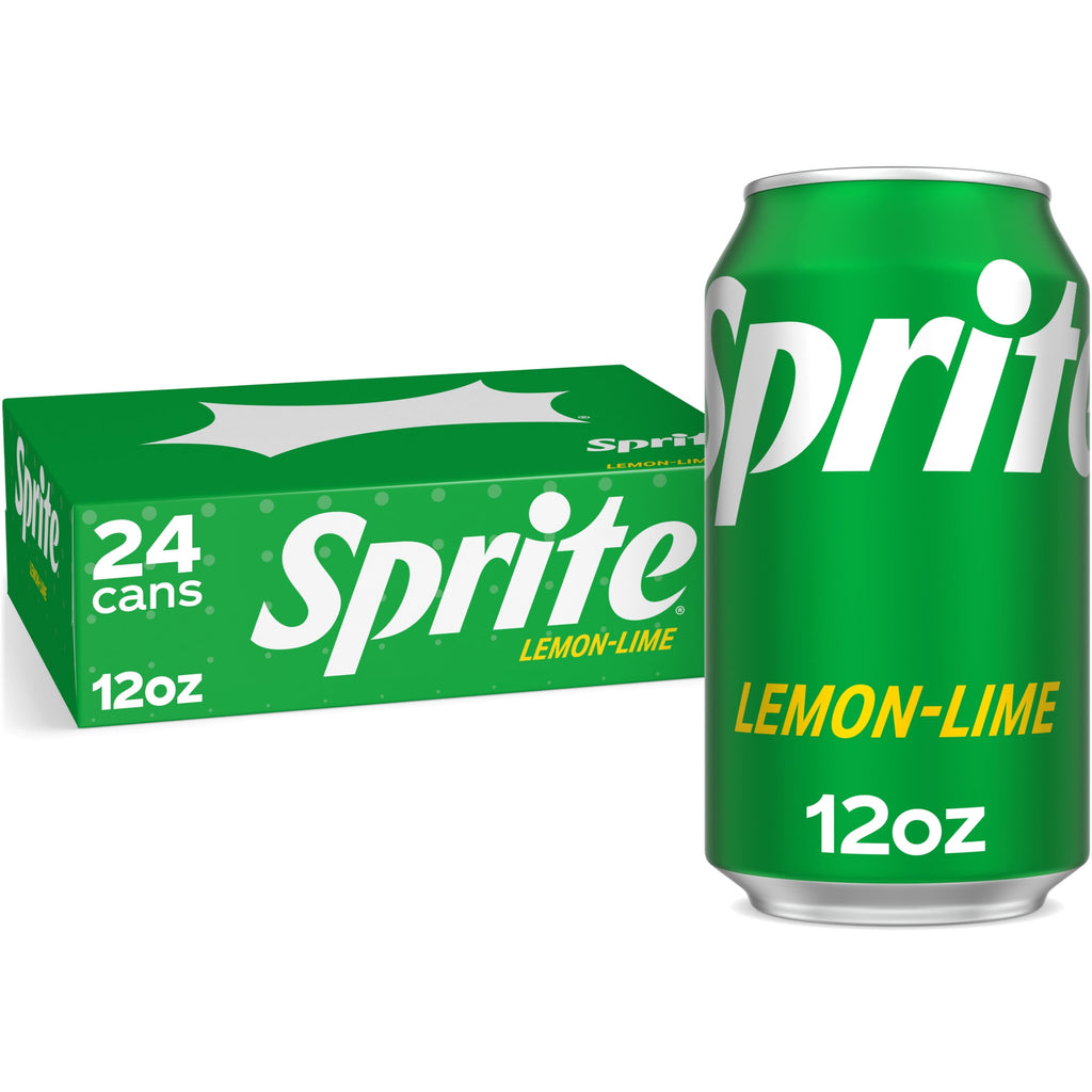 Sprite Lemon-Lime Caffeine Free Soda Pop Fridge Pack Cans, 12 fl oz, 12 Pack