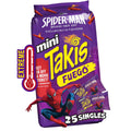 Takis Fuego Mini 25 pc / 1.23 oz Bite Size Multipack, Hot Chili Pepper & Lime Rolled Tortilla Chips