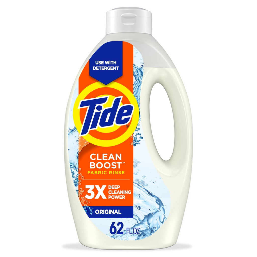 Tide Clean Boost Fabric Softener Rinse, Removes Odors and Residues, Original Scent, 48 fl oz
