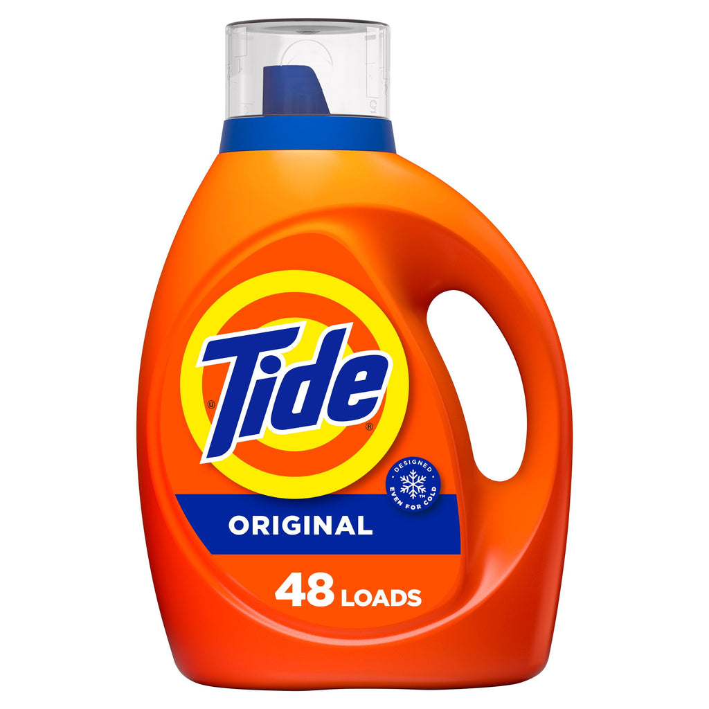 Tide Liquid Laundry Detergent, Original Scent, 60 fl oz, 48 Loads