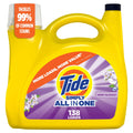 Tide Simply Laundry Detergent Liquid, Clean & Fresh, Berry Blossom Scent, 138 Loads, 173 fl oz