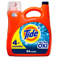 Tide Liquid Laundry Detergent, Ultra Oxi Boost, 132 fl oz, 94 Loads