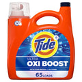 Tide Ultra Oxi Boost Liquid Laundry Detergent, Advanced Stain Remover, 92 fl oz, 65 Loads