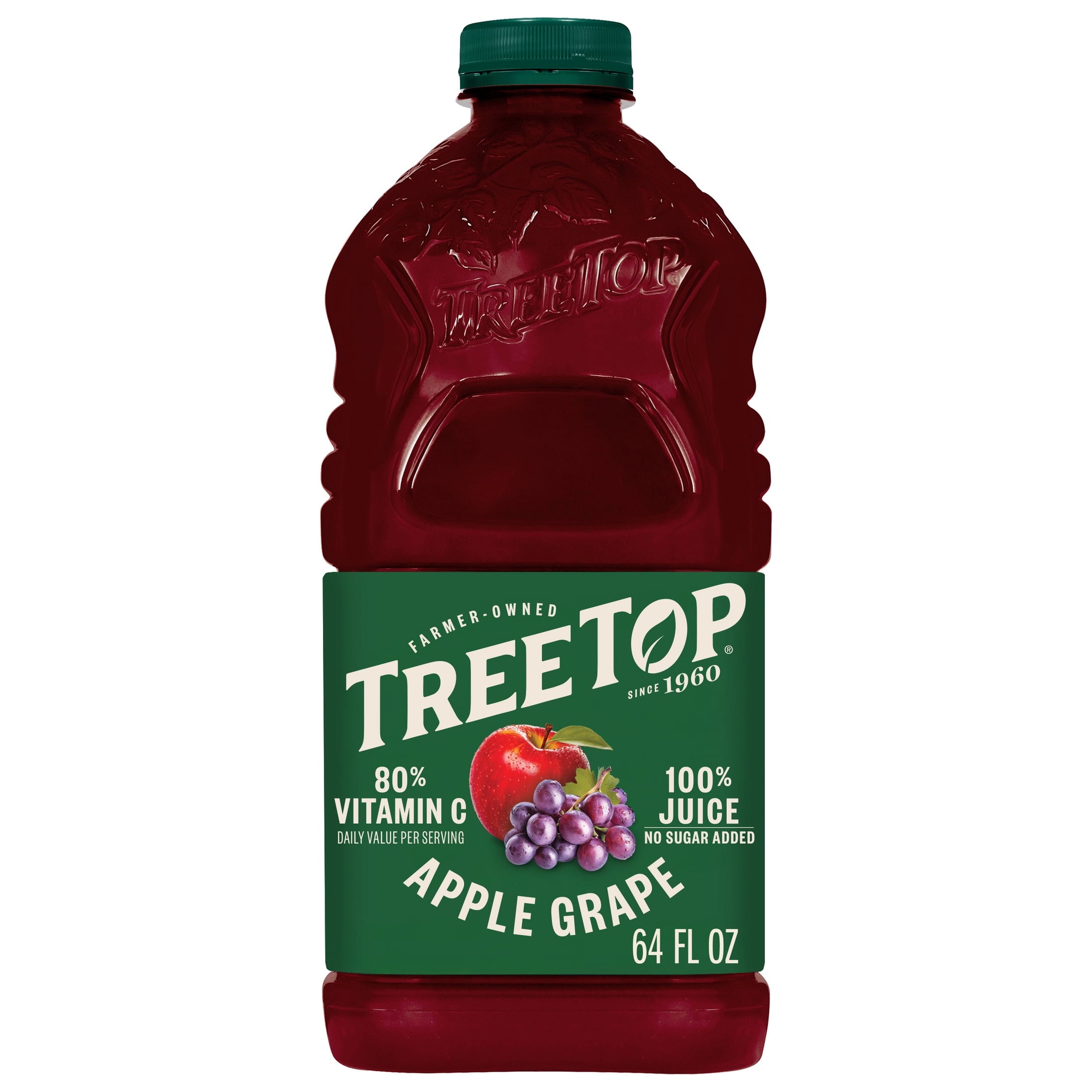 Tree Top 100% Juice Apple Grape, No Sugar Added, 64 fl Oz