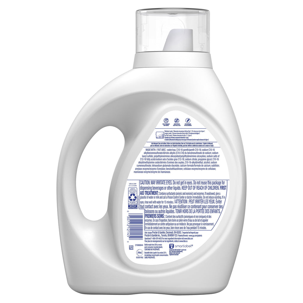Tide Free & Gentle Laundry Detergent Liquid, 63 fl oz, 48 Loads