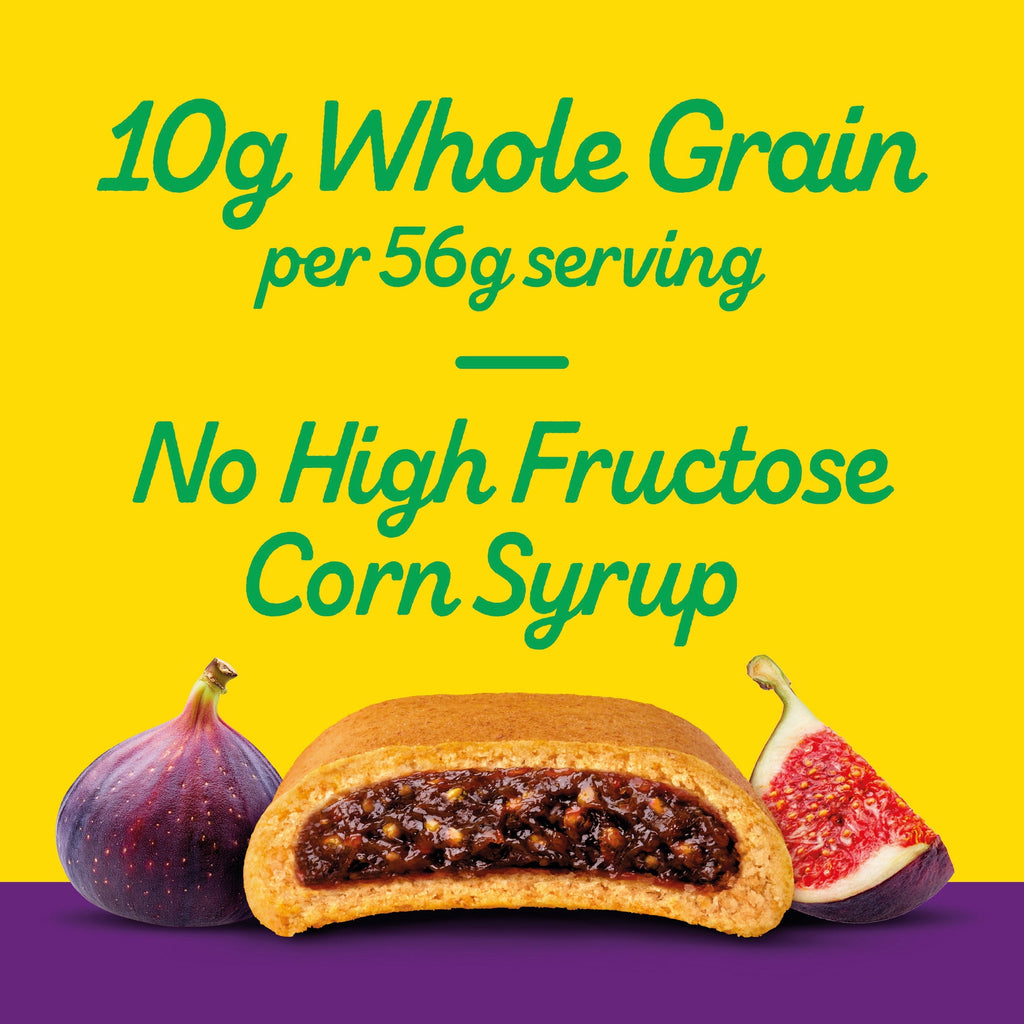 NEWTONS Soft Baked Real Fruit Fig Bars, Fig Cookies, 10 Snack Packs (2 Cookies Per Pack)