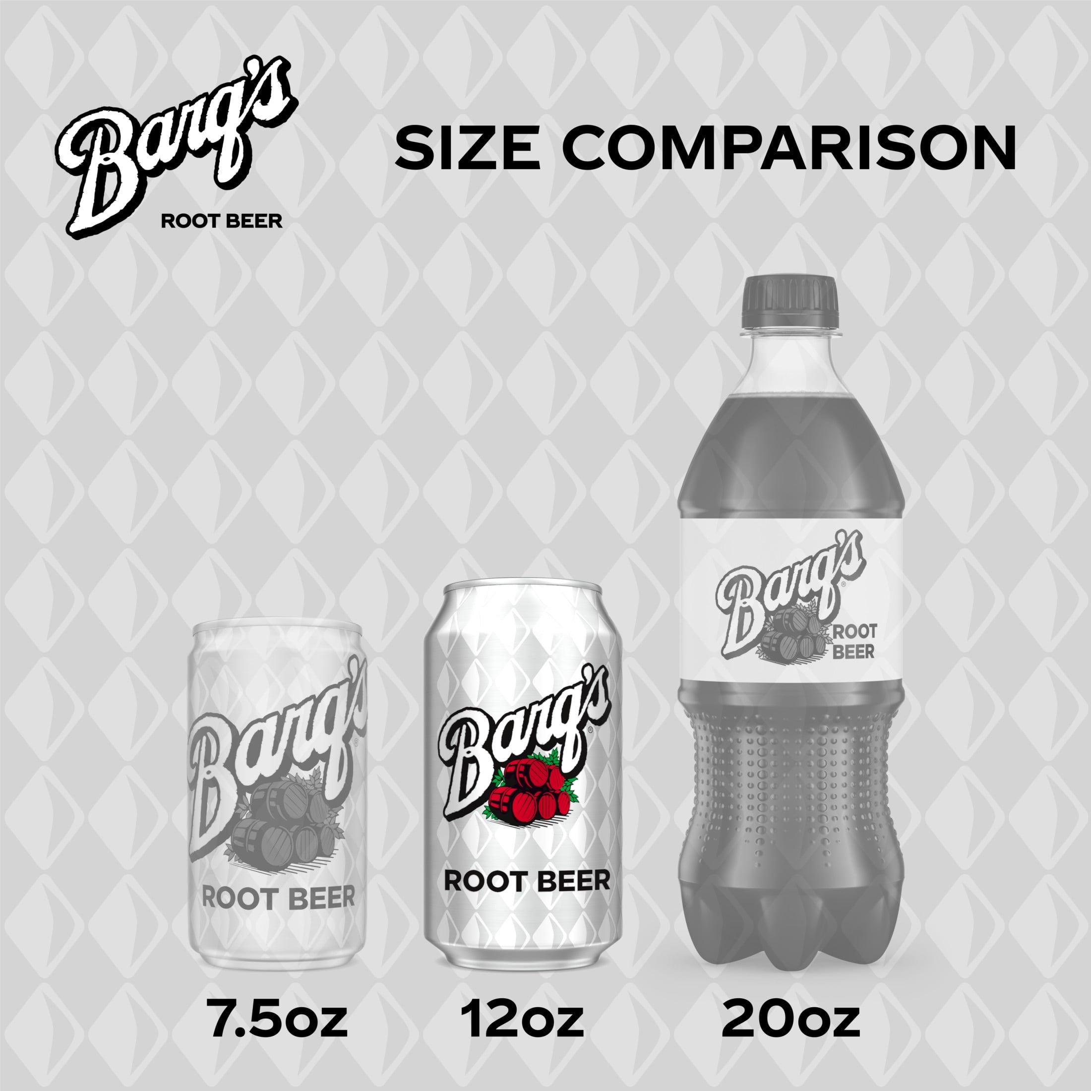 Barq's Root Beer Soda Pop Fridge Pack Cans, 12 fl oz, 12 Pack