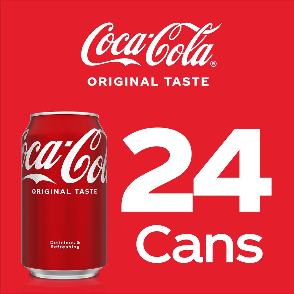 Coca-Cola Soda Pop Fridge Pack Cans, 12 fl oz, 12 Pack