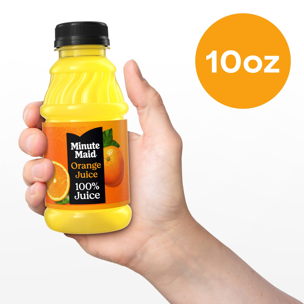 Minute Maid Orange Juice Bottles, 10 fl oz, 6 Pack