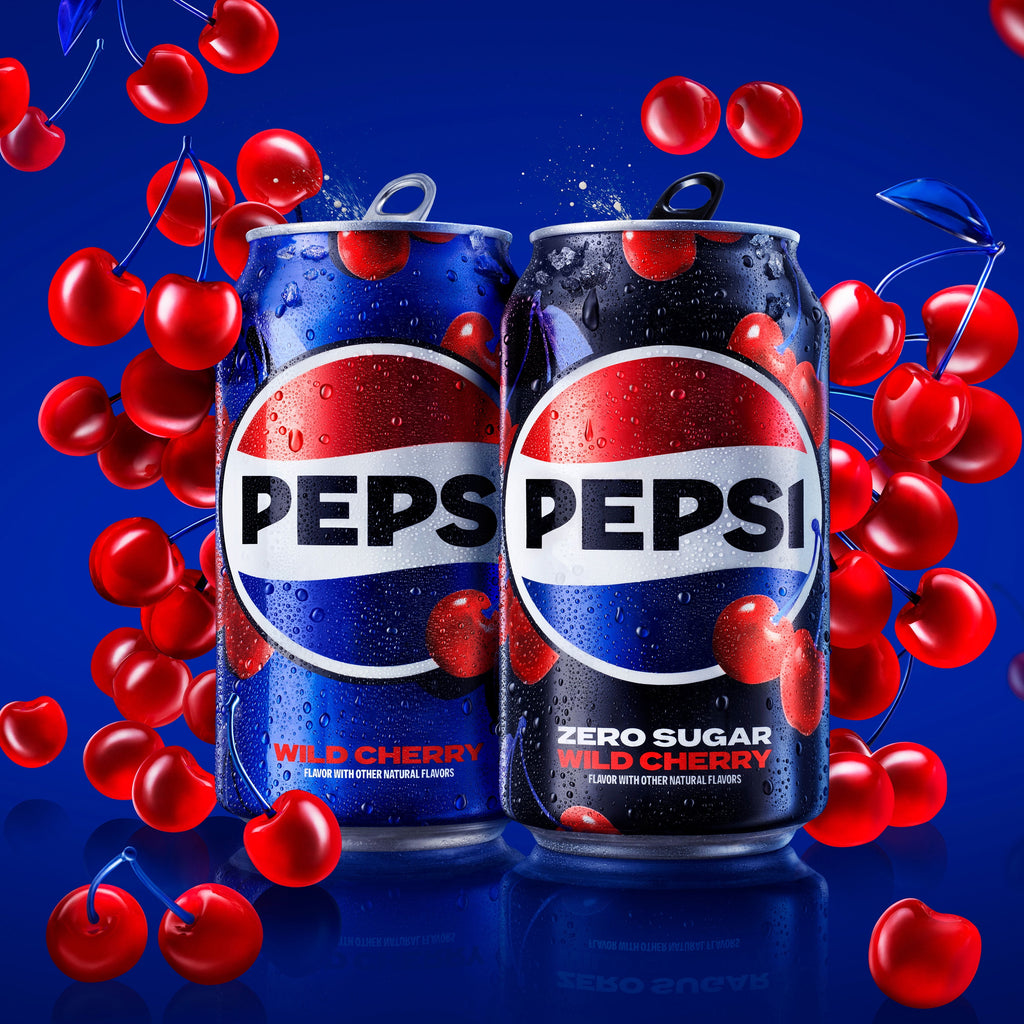 Diet Pepsi Cola Wild Cherry Soda Pop, 12 fl oz, 12 Pack Cans