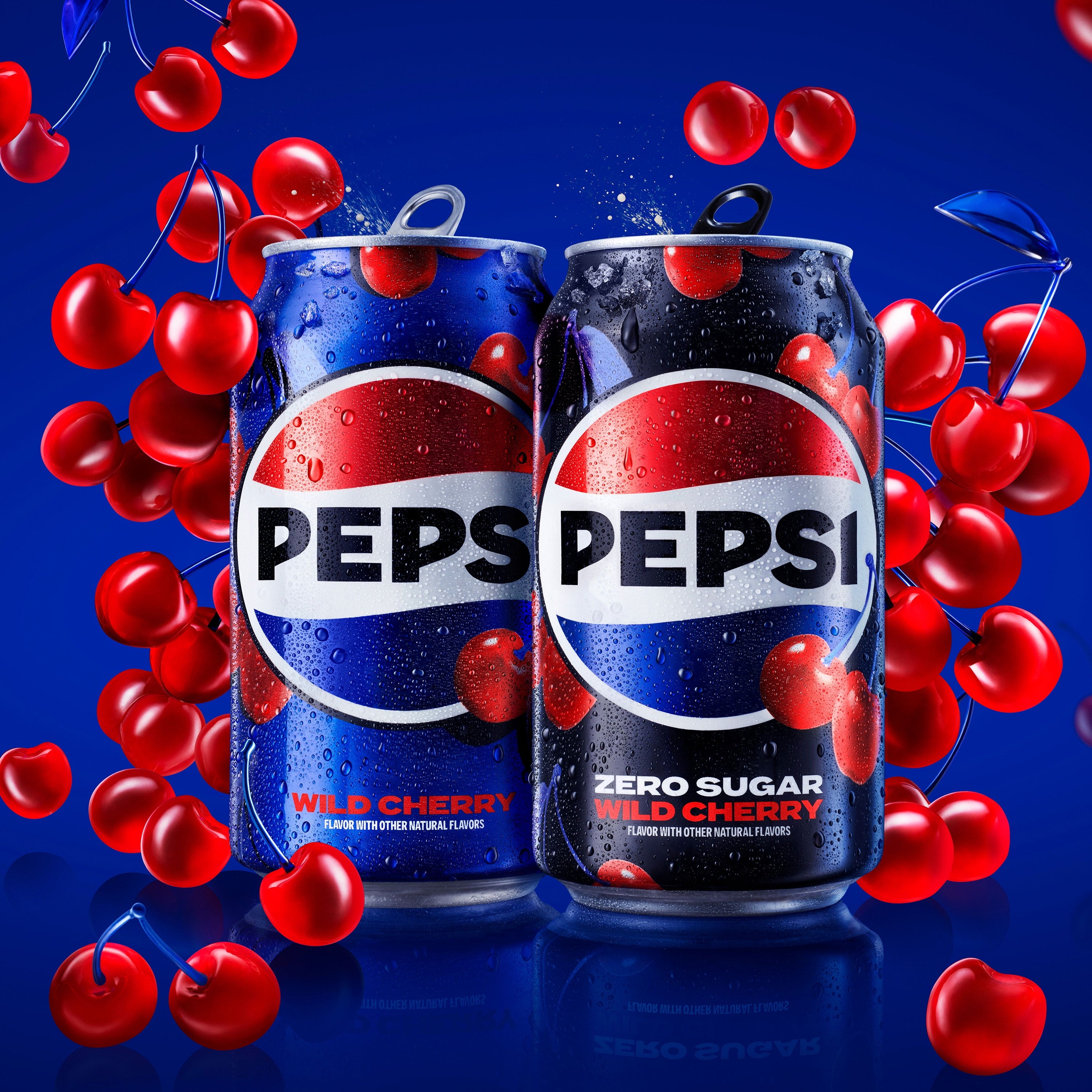 Diet Pepsi Cola Wild Cherry Soda Pop, 12 fl oz, 12 Pack Cans