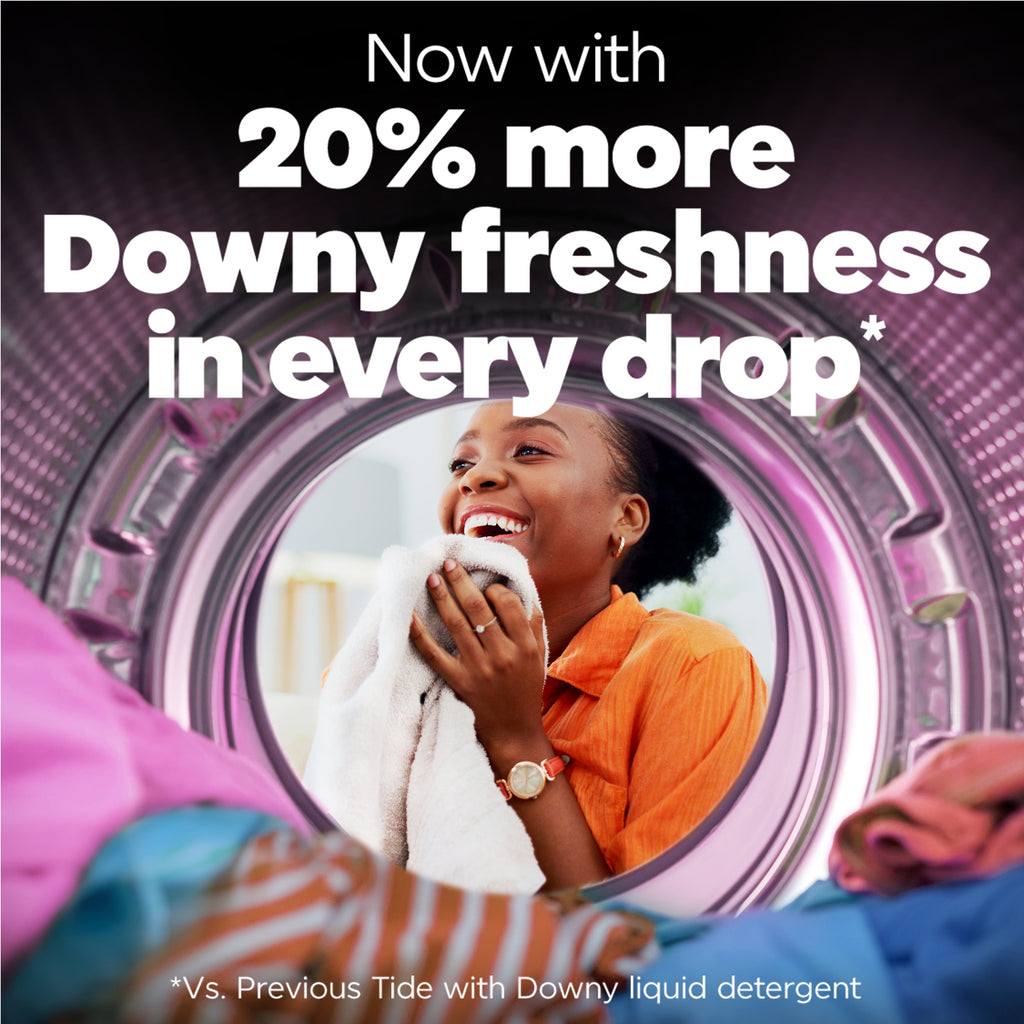 Tide Laundry Detergent Liquid Plus a Boost of Ultra Downy, April Fresh Scent, 117 fl oz, 83 Loads