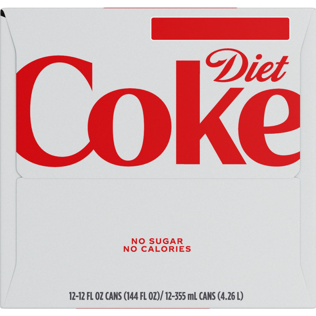 Diet Coke Soda Pop Cans, 12 fl oz, 24 Pack