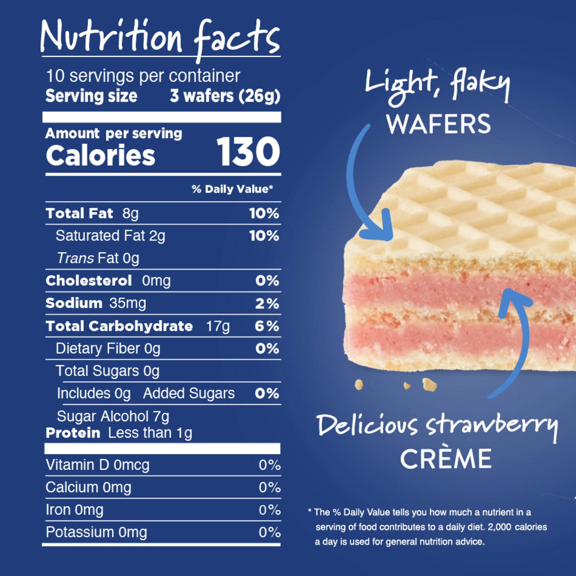 VOORTMAN Bakery Zero Sugar Strawberry Wafer Cookies 9 oz