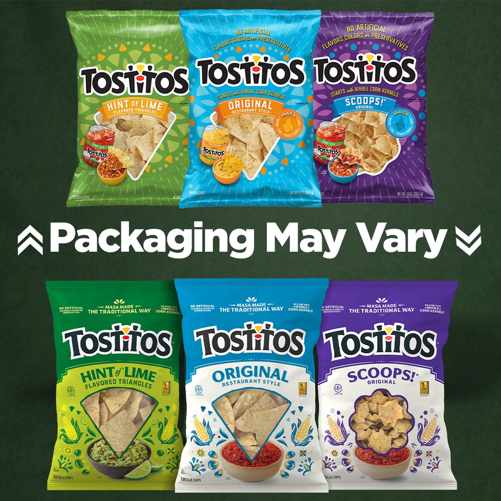 Tostitos Bite Size Rounds, Tortilla Chips, 1oz Bags (40 Pack)