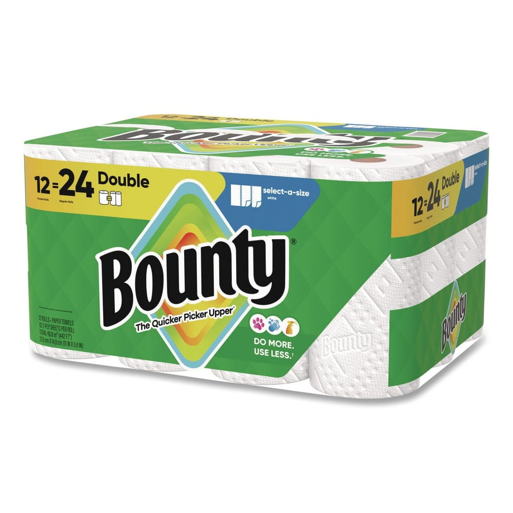 Select-a-Size 5.9 in. x 11 in. 2-Ply Kitchen Roll Paper Towels - White (12/Carton)