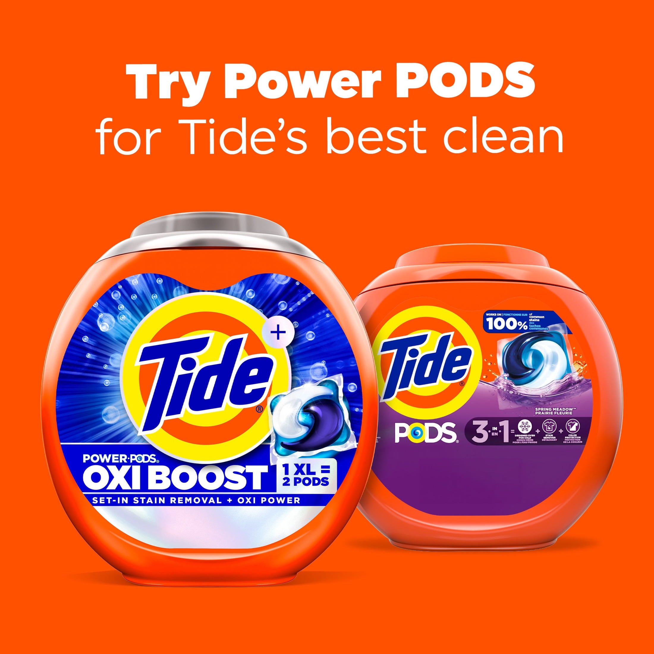 Tide PODS Laundry Detergent Soap Pacs, Spring Meadow Scent, 76 Count