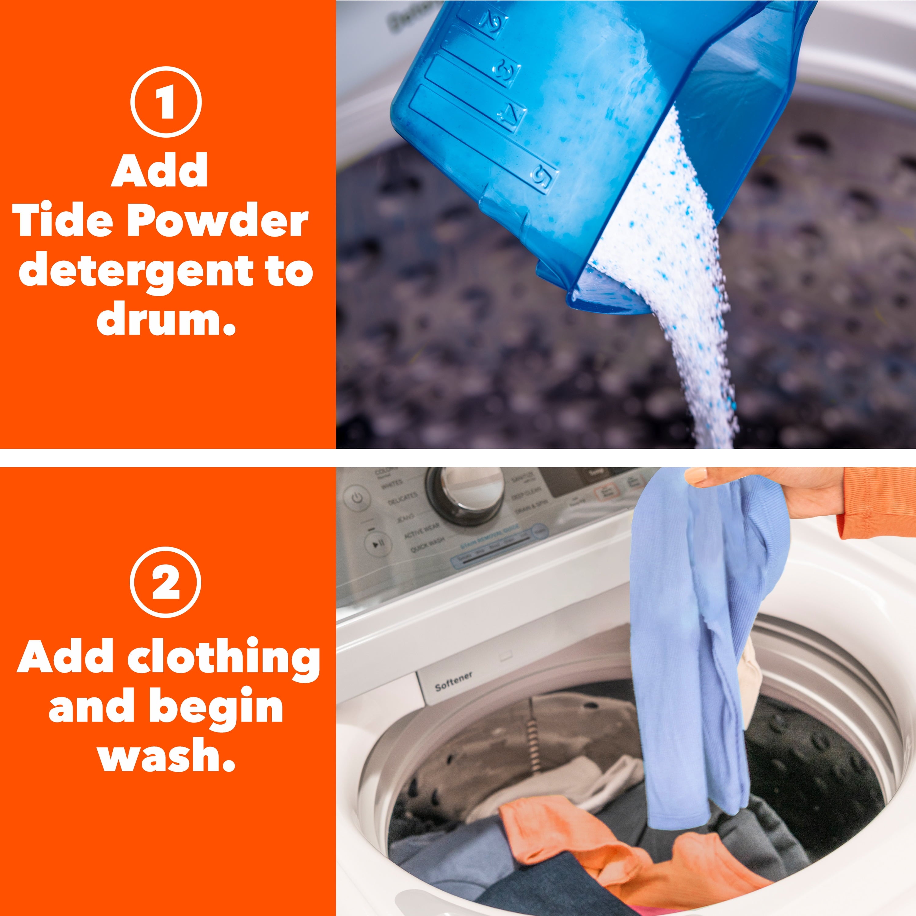 Tide Powder Laundry Detergent, Mountain Spring Scent, 129 oz, 113 Loads