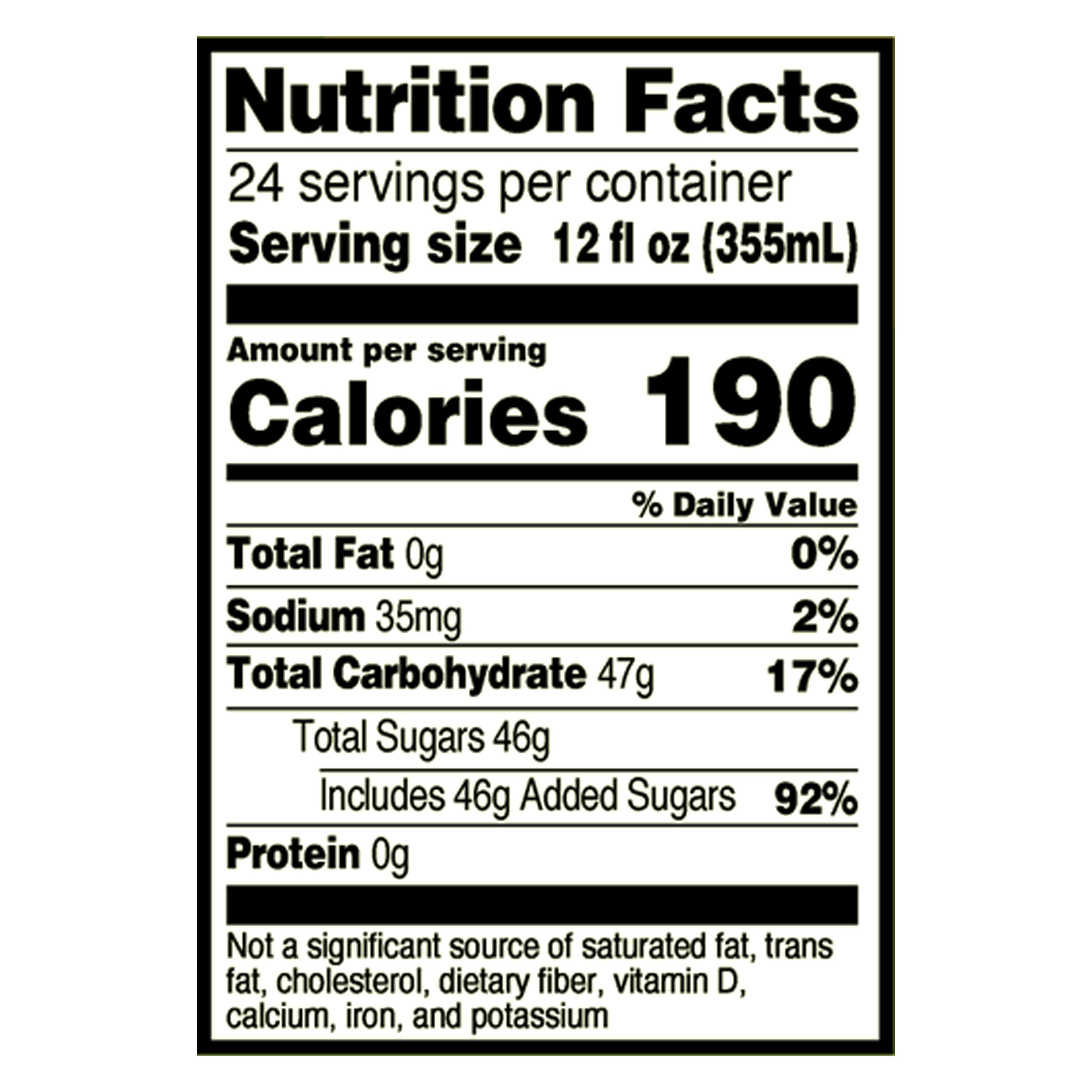 Great Value Mountain Lightning Citrus Flavored Soda, 12 fl oz, 24 Count