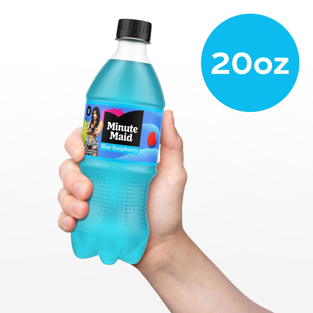 Minute Maid Blue Raspberry Juice Drink Bottle, 20 fl oz