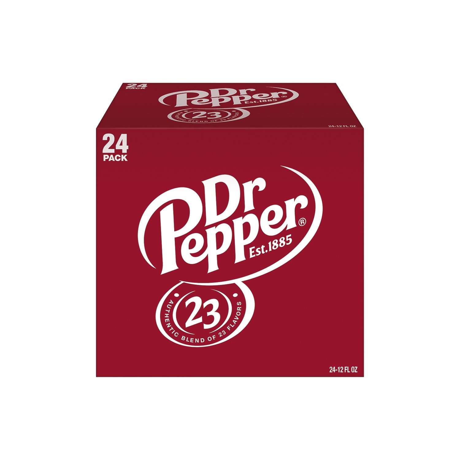 Dr Pepper Soda Pop, 12 fl oz, 24 Pack Cans