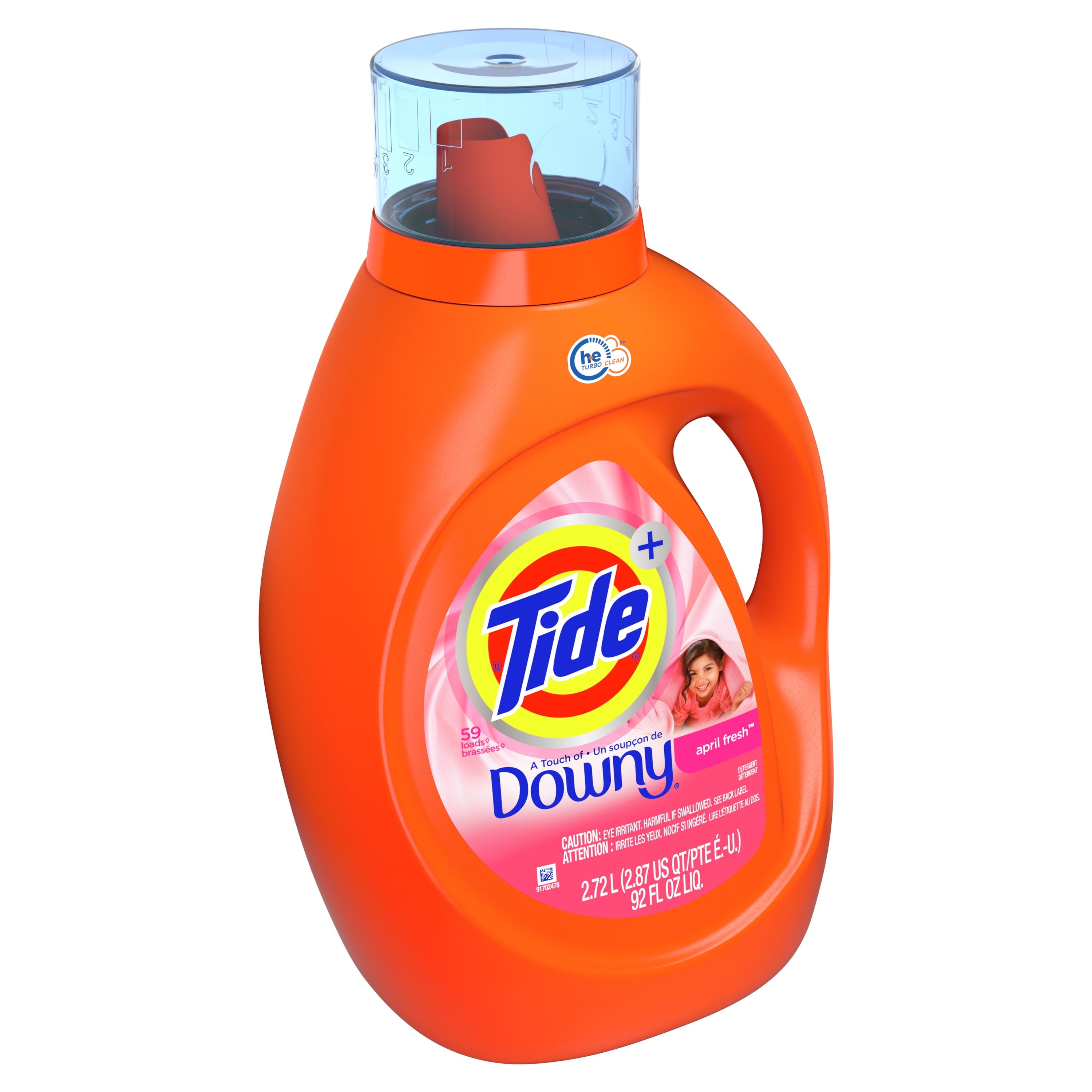 Tide Liquid Laundry Detergent, Original, 64 Loads 92 fl oz, HE Compatible