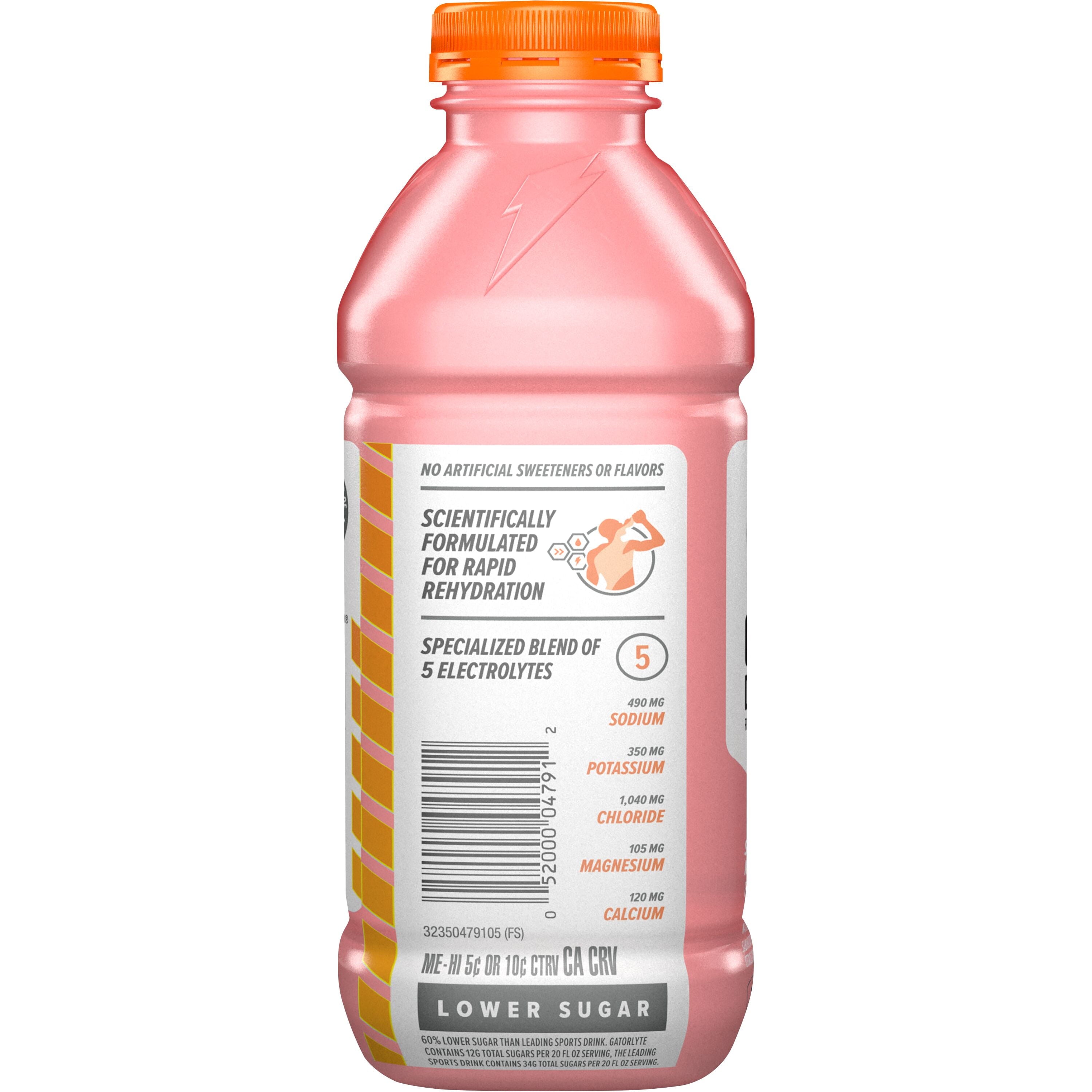 Gatorade Gatorlyte, Strawberry Kiwi Sports Drinks, 20 fl oz Bottle Rapid Rehydration Electrolyte Drink
