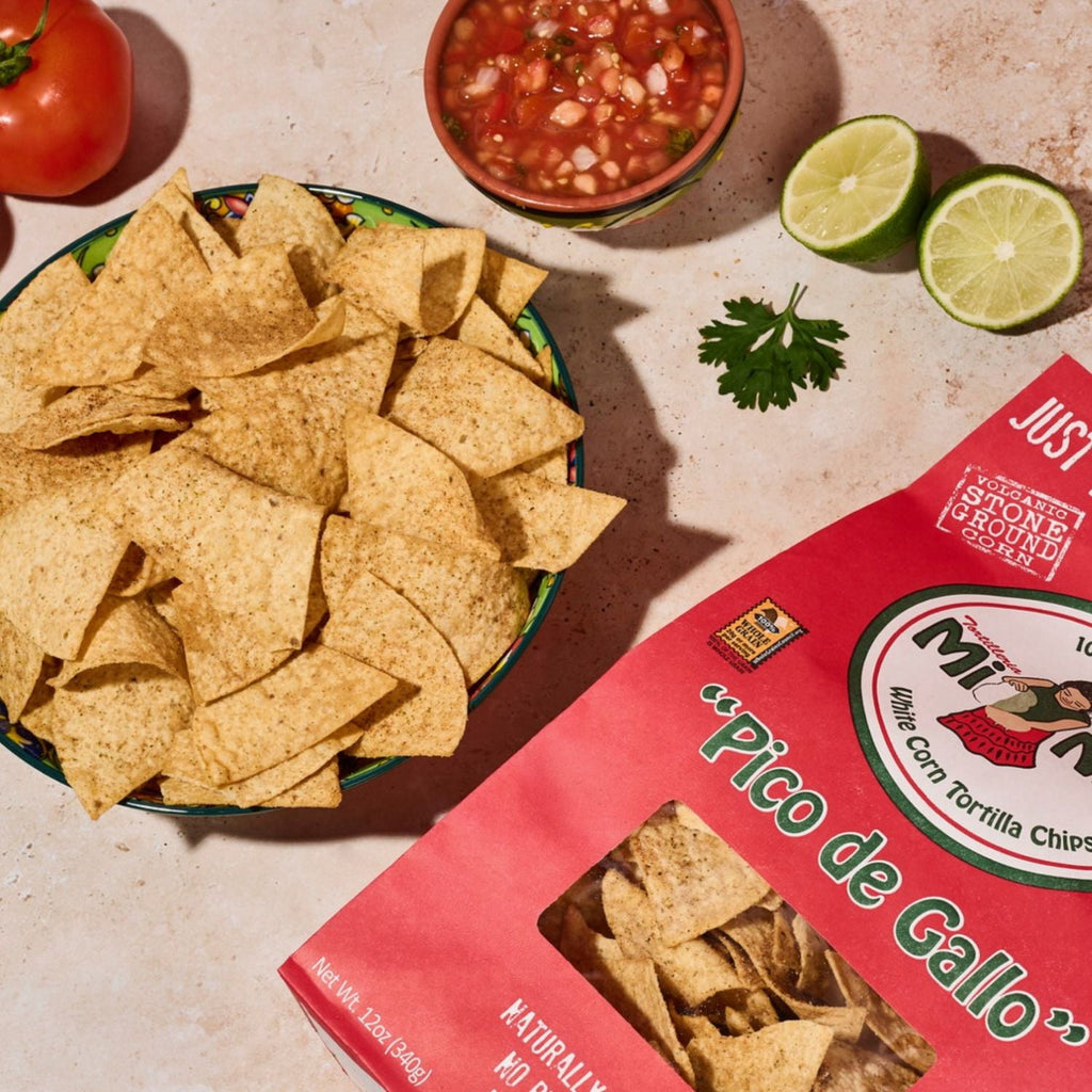 Mi Nina Pico de Gallo Tortilla Chips, 12oz Bag