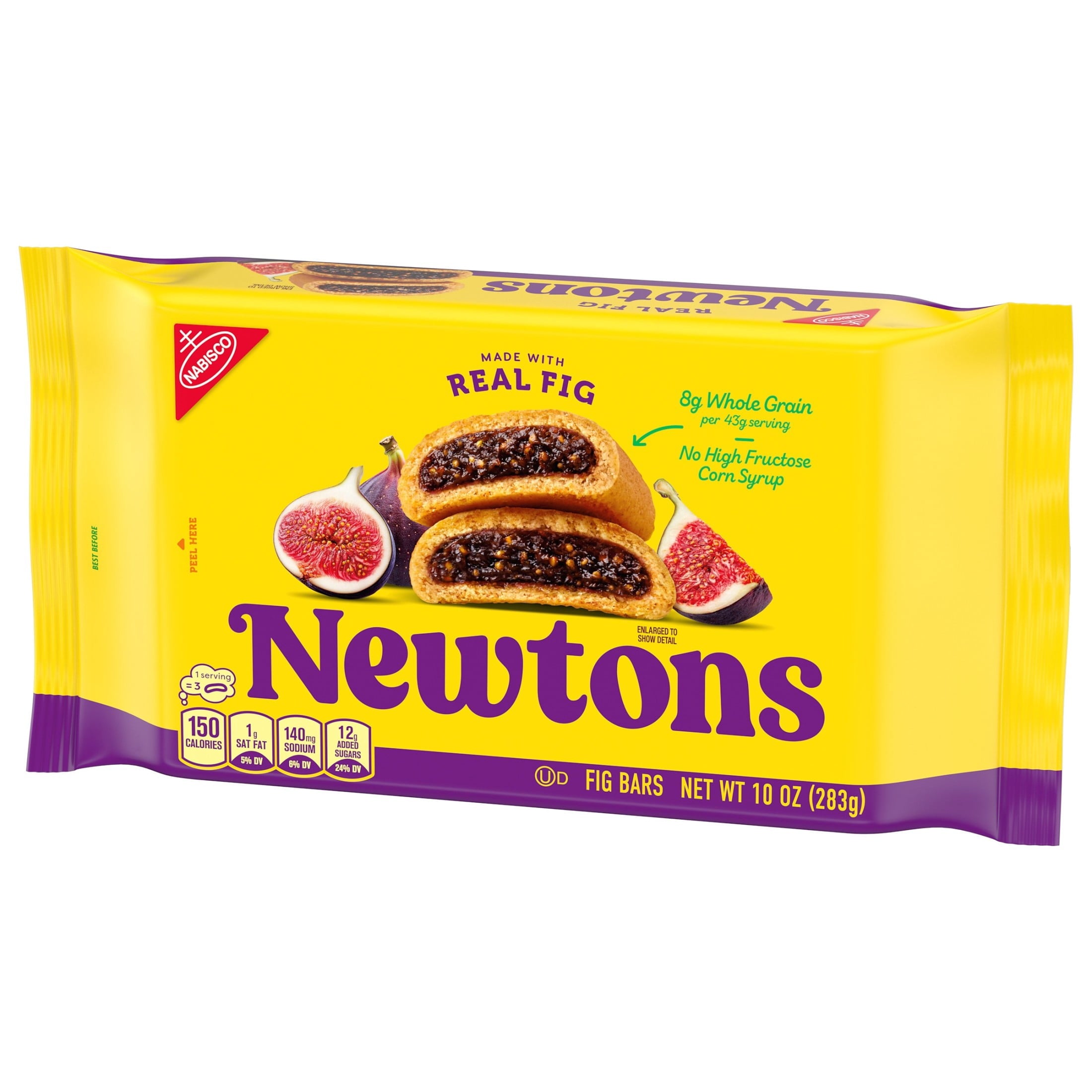 NEWTONS Soft Baked Real Fruit Fig Bars, Fig Cookies, 10 oz