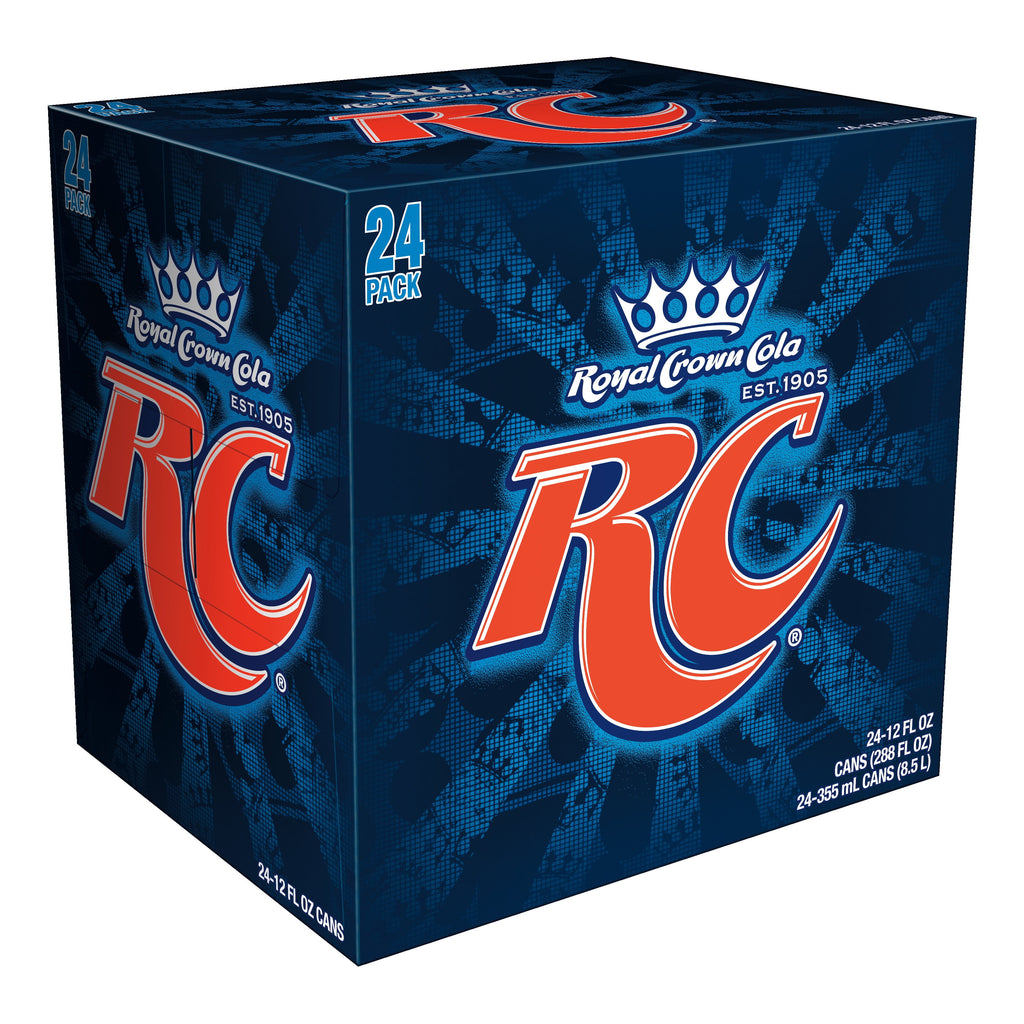 RC Cola Soda Pop, 12 fl oz, 24 Pack Cans