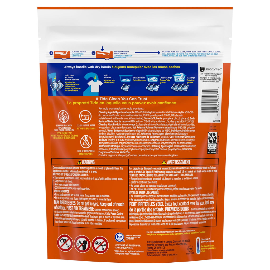Tide PODS Laundry Detergent Packs, Original Scent, 31 Count