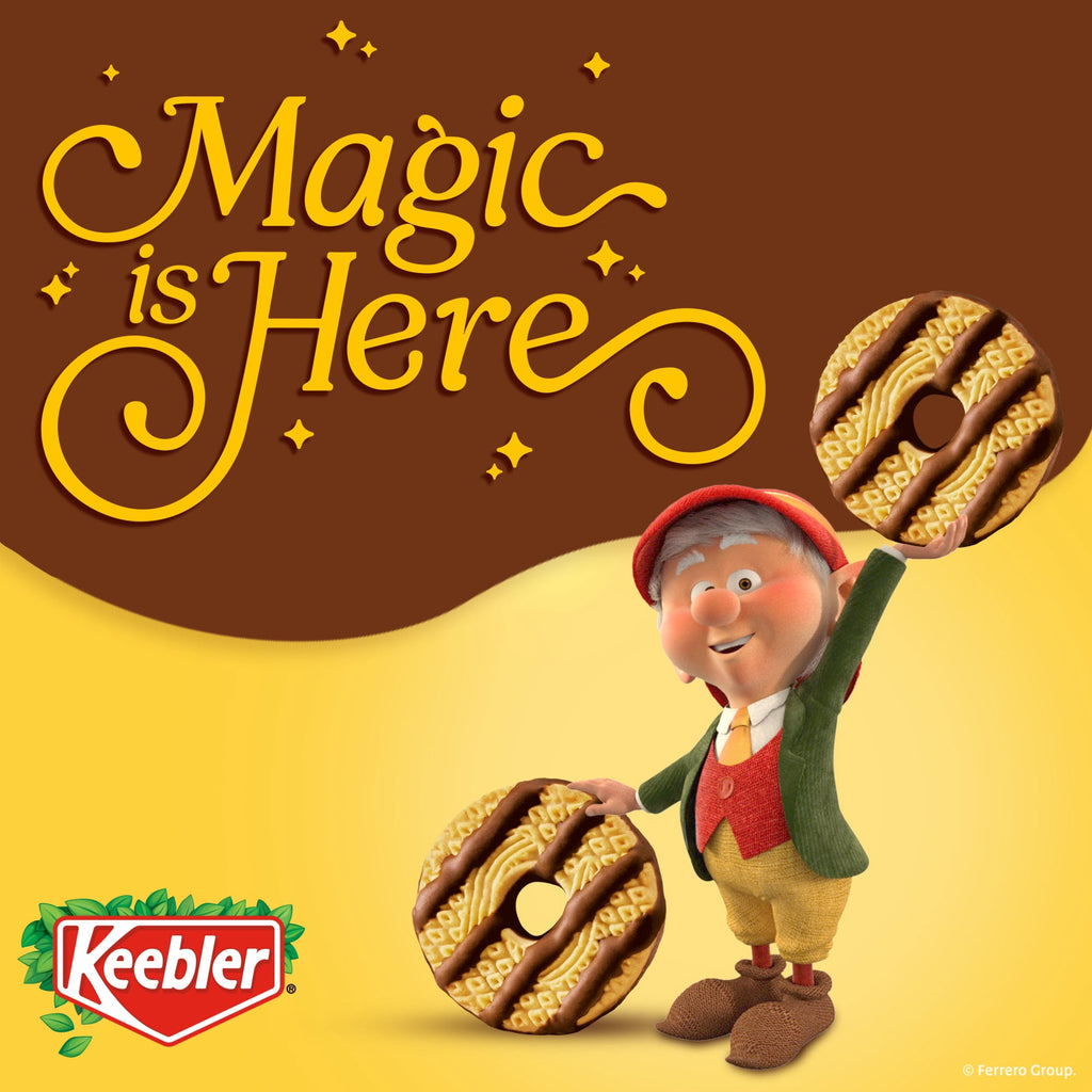 Keebler Fudge Stripes, Original Shortbread Cookies Coated in Keebler Fudge, 11.5 oz