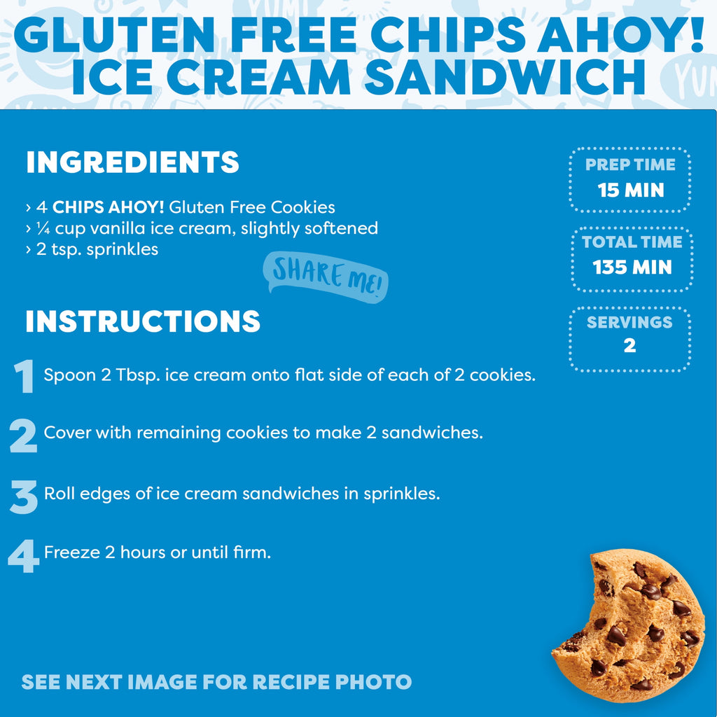 CHIPS AHOY! Original Crunchy Gluten Free Chocolate Chip Cookies, 9.31 oz