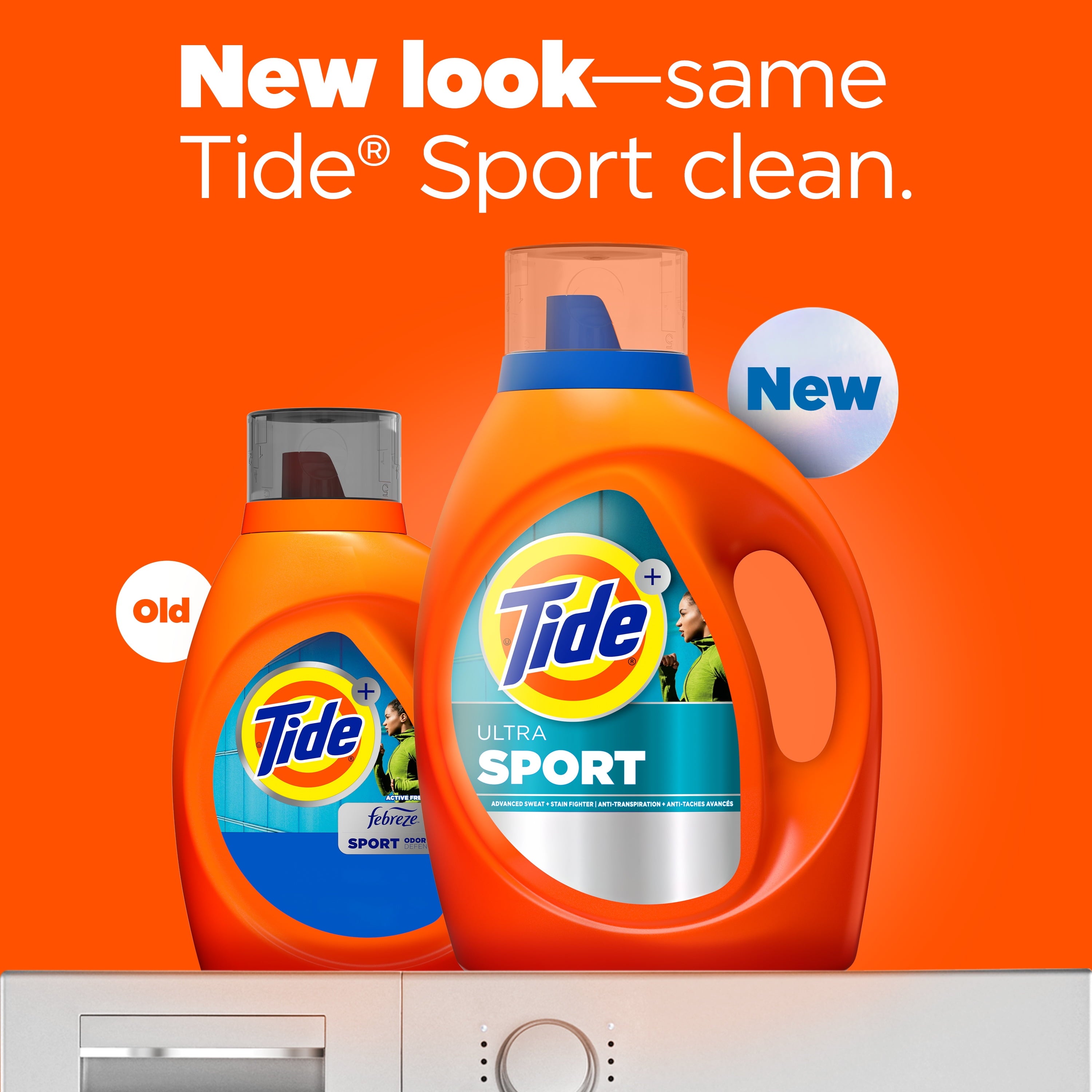 Tide Ultra Sport Liquid Laundry Detergent, Advanced Sweat + Stain Fighter, 63 fl oz, 44 Loads