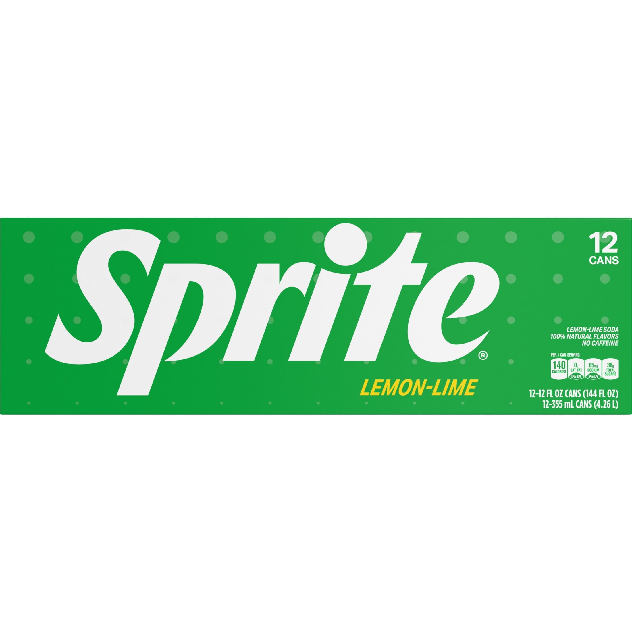 Sprite Lemon-Lime Caffeine Free Soda Pop Fridge Pack Cans, 12 fl oz, 12 Pack