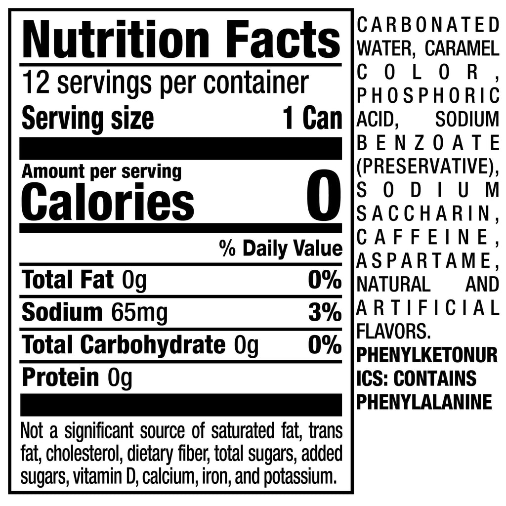 Diet Dr Pepper Soda Pop, 12 fl oz, 12 Pack Cans