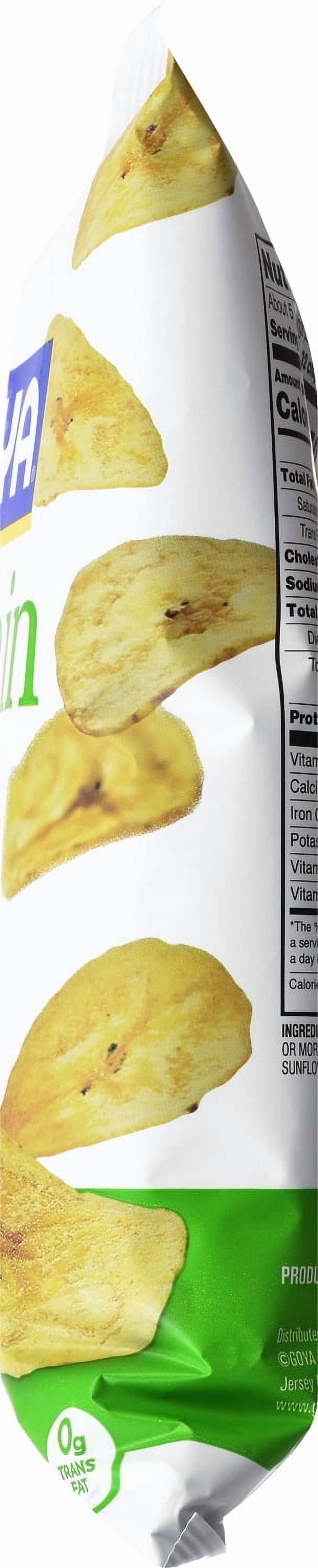 (2 pack) GOYA Plantain Chips, 5 oz Bag