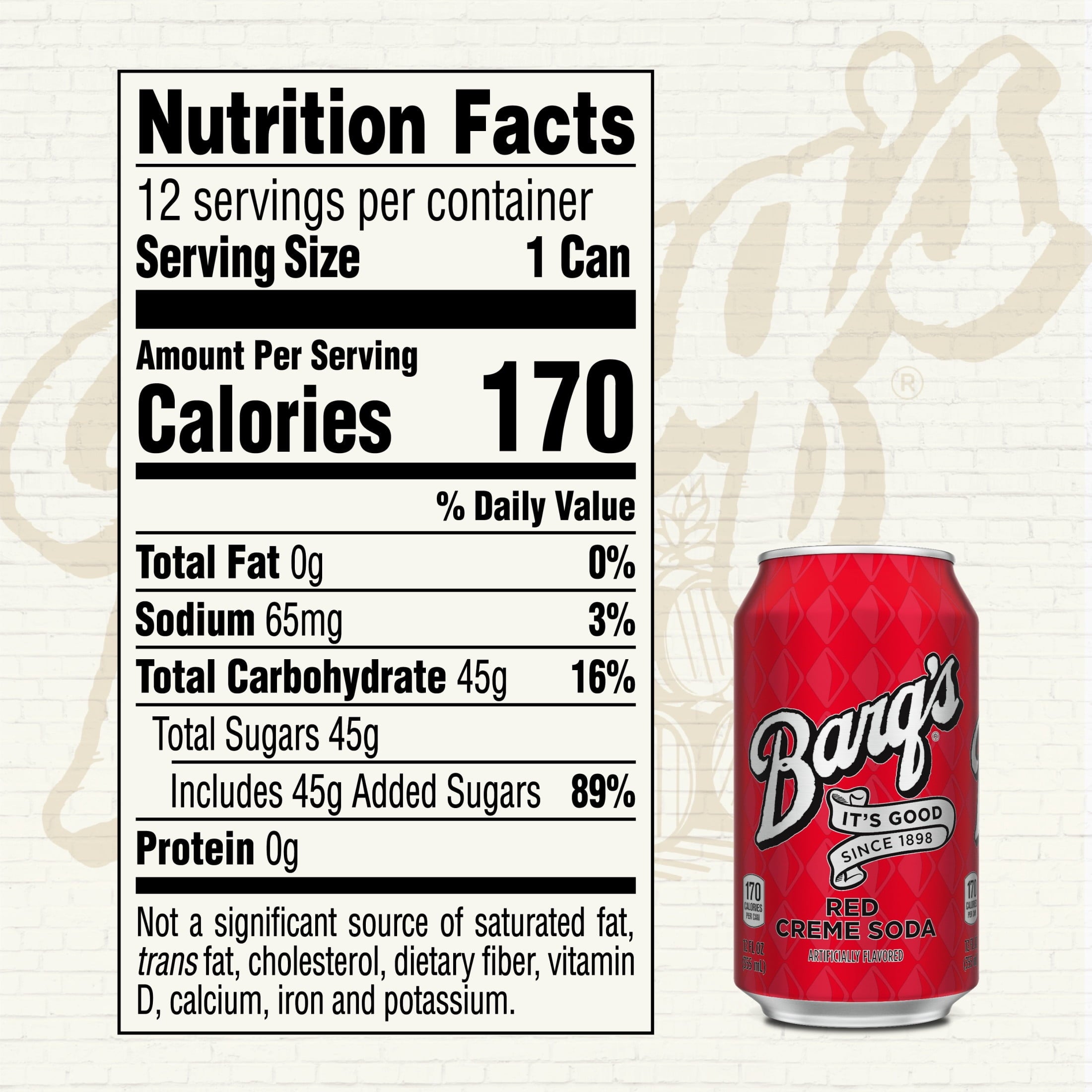 Barq's Red Creme Soda Pop Fridge Pack Cans, 12 fl oz, 12 Pack