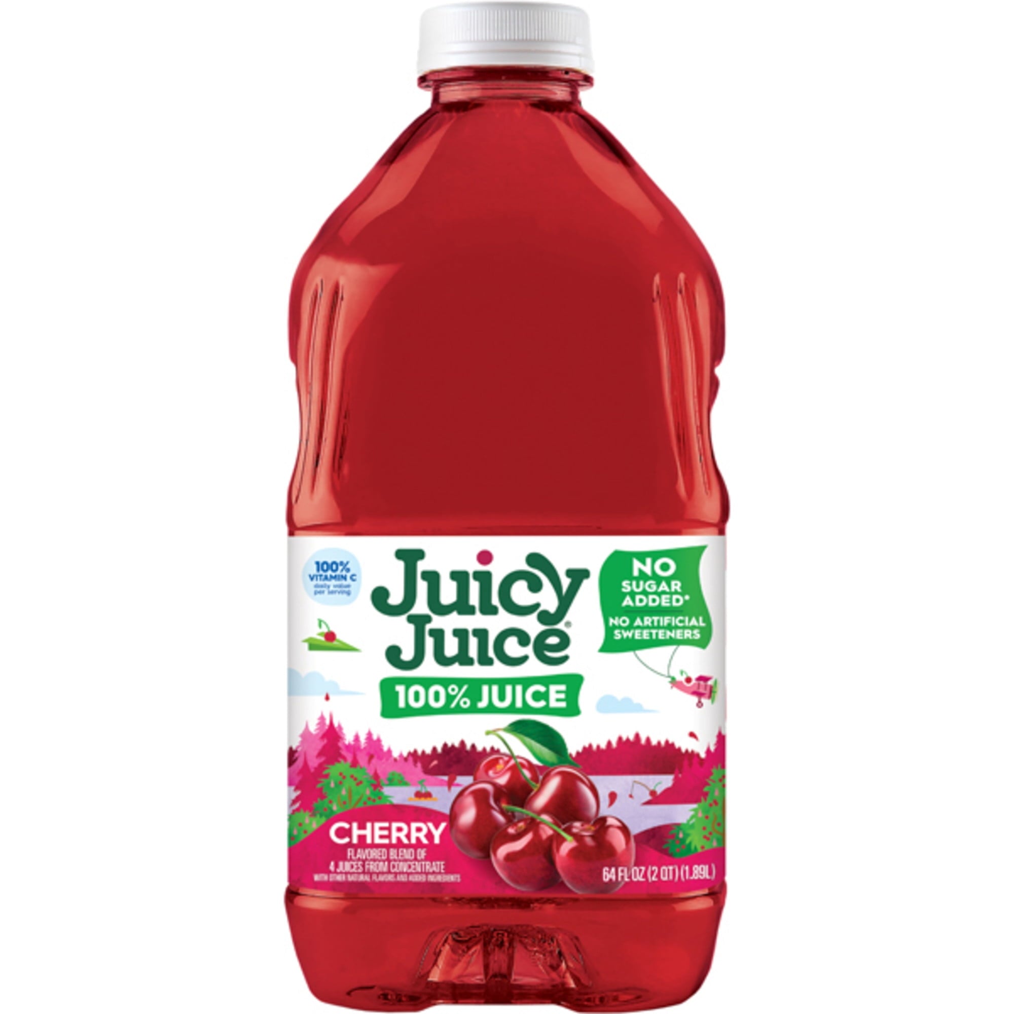 Juicy Juice 100% Juice, Cherry, 64 fl oz Bottle