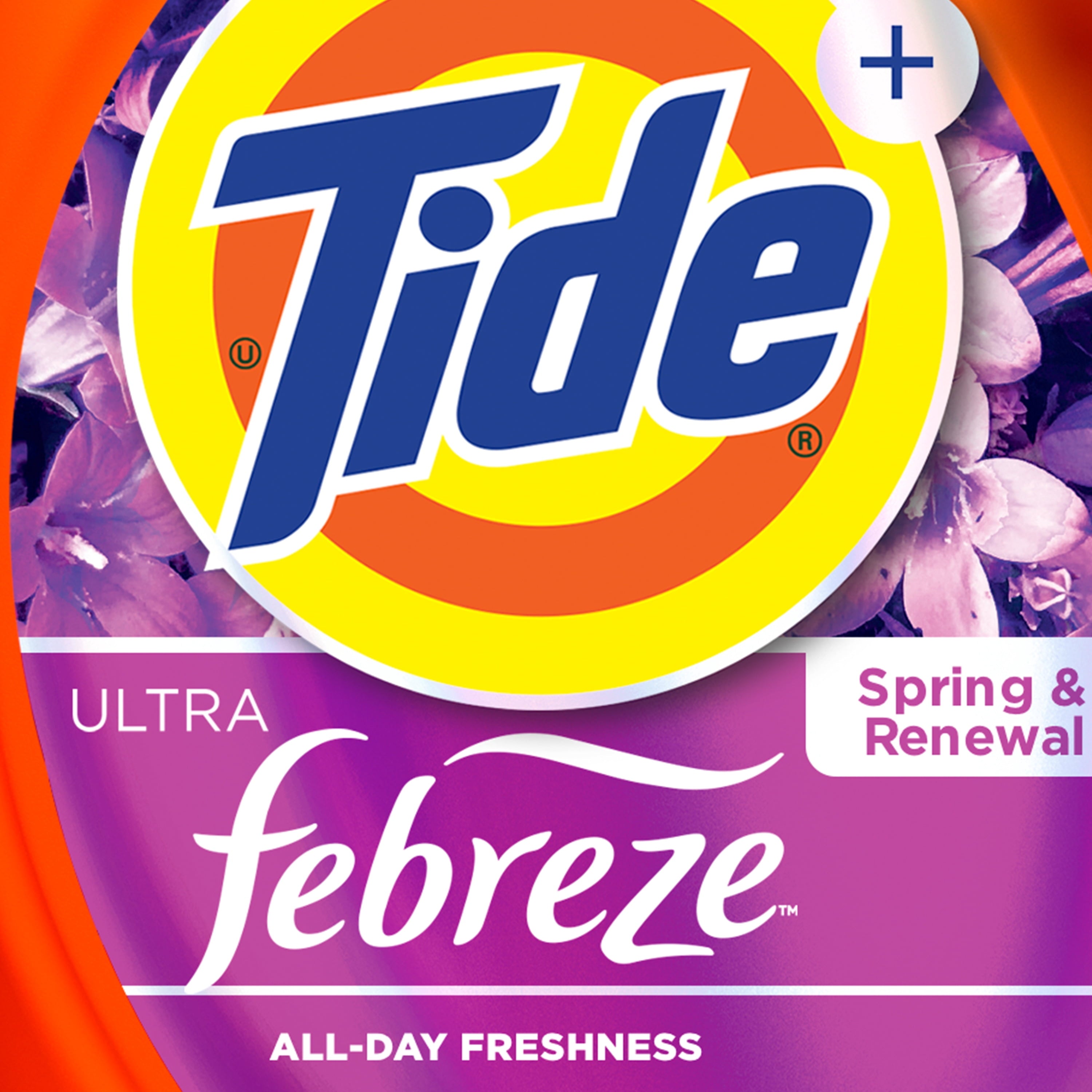 Tide Ultra Febreze Liquid Laundry Detergent , Spring and Renewal Scent, 73 fl oz 52 Loads