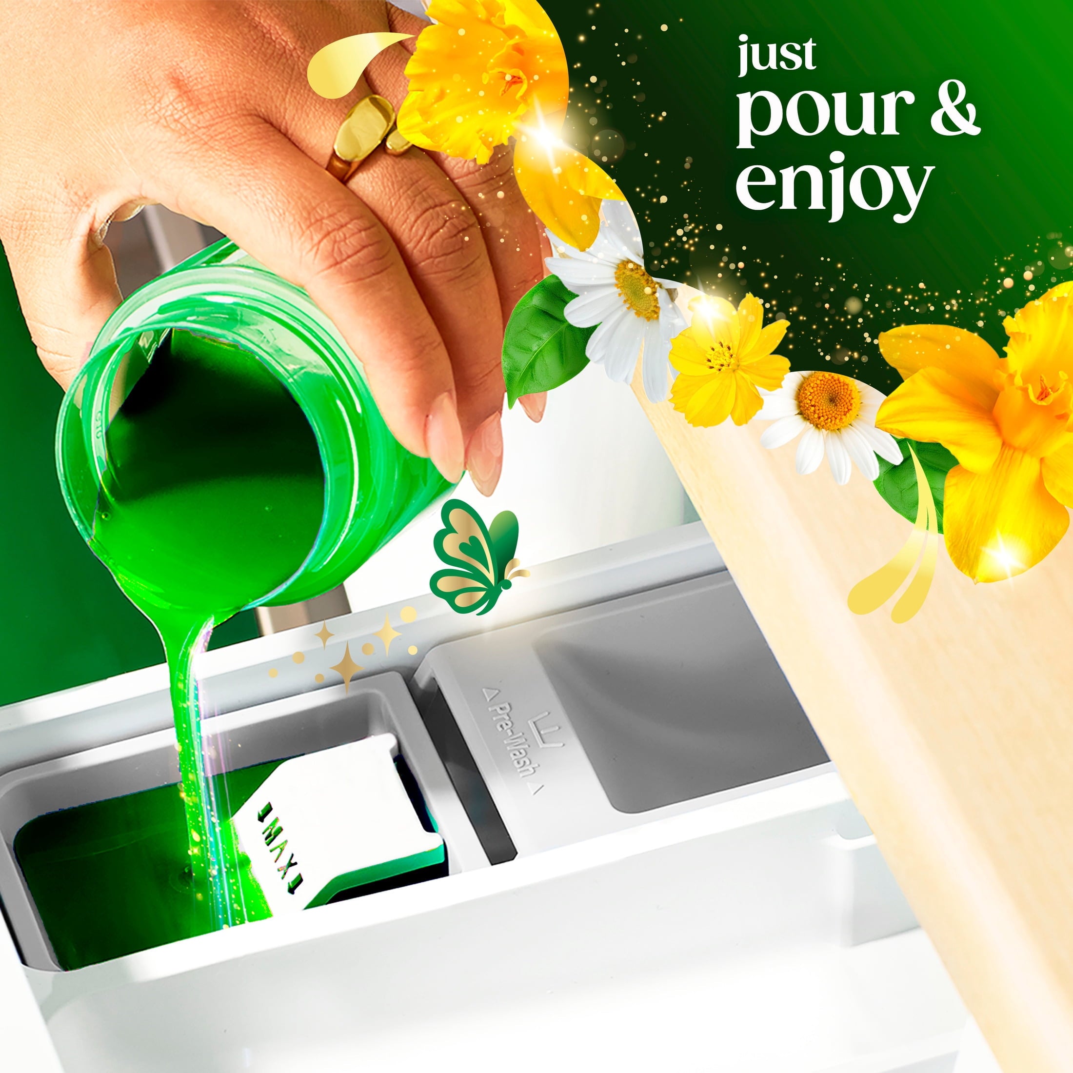 Gain Plus Laundry Detergent Liquid, Now with Odor Defense + OXI, Original Scent, 60 fl oz, 45 Loads