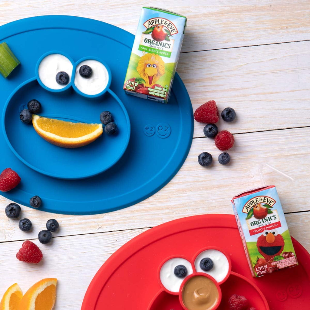 Apple & Eve Sesame Street Organic 100% Juice Variety Pack, 4.23 Fl. Oz., 32 Count