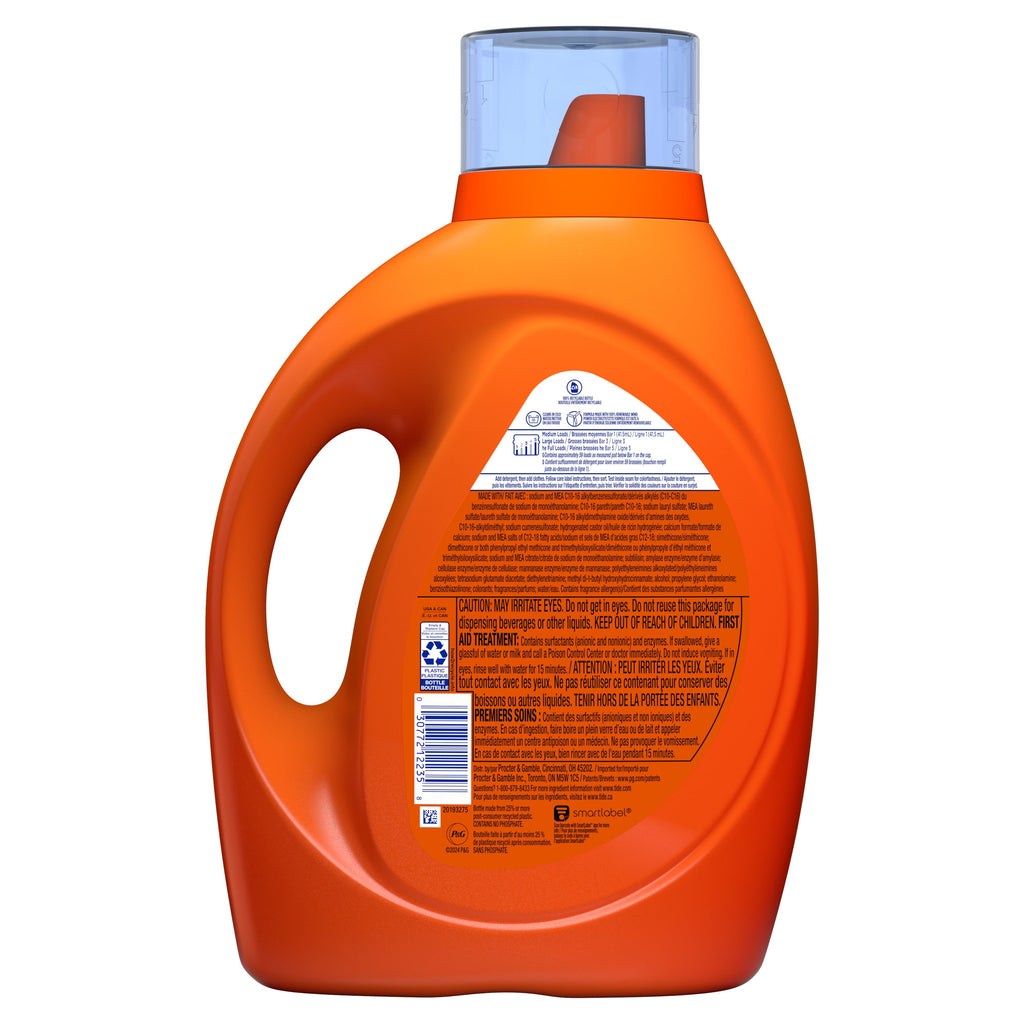 Tide Plus a Touch of Downy Liquid Laundry Detergent, April Fresh Scent, 84 fl oz, 59 Loads