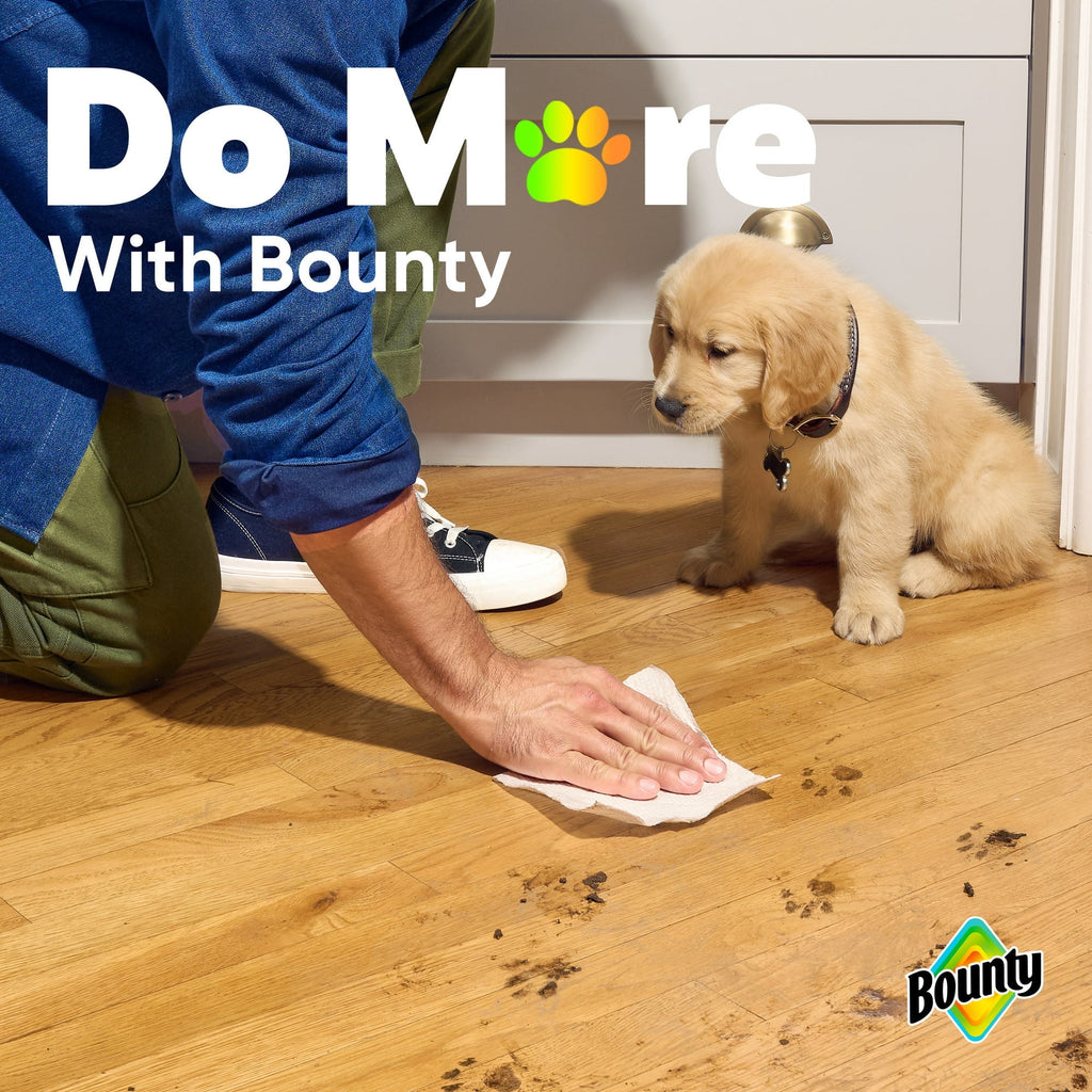Bounty Paper Towels Select-A-Size White, 6 Mega Rolls, 164 Sheets per Roll
