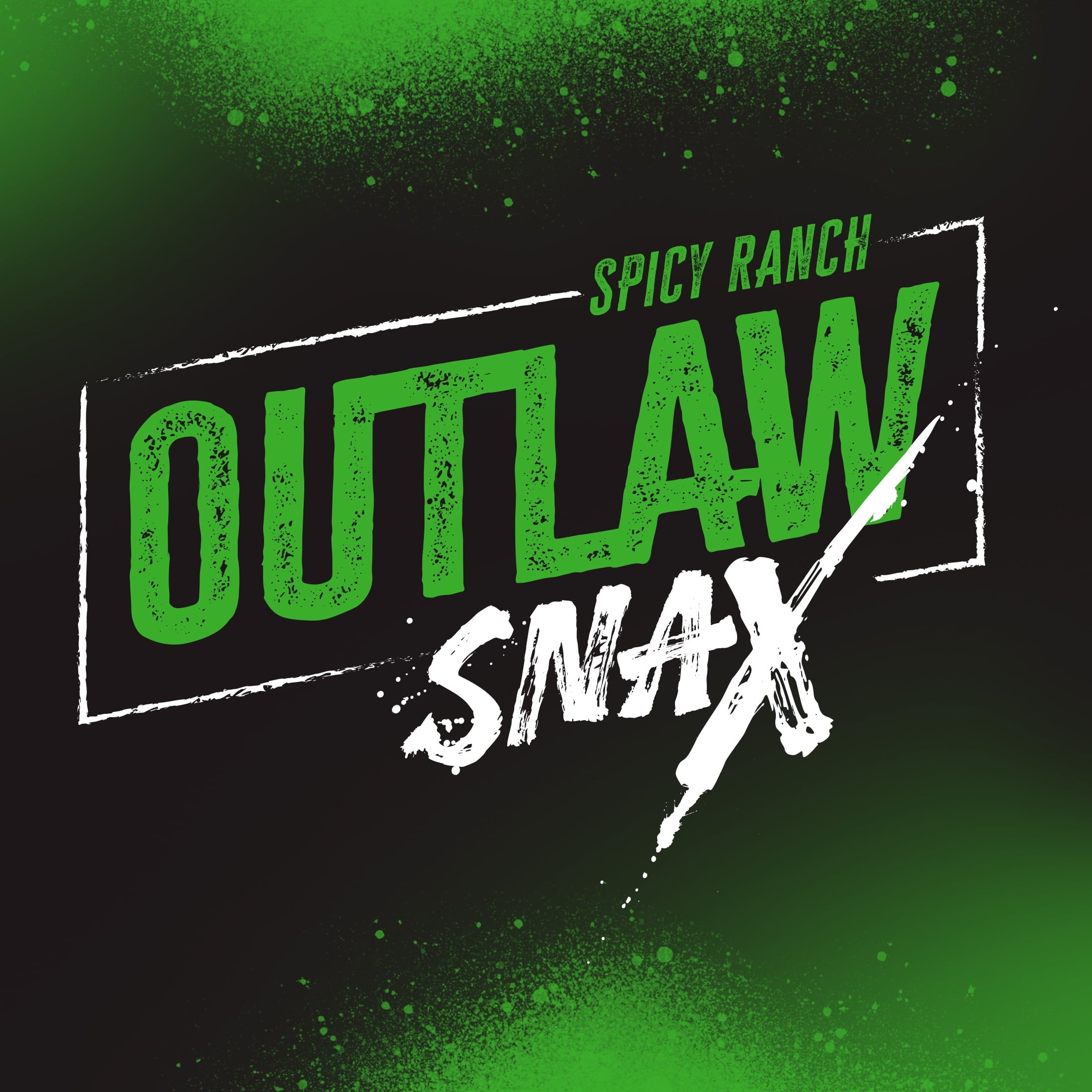 Outlaw Snax Spicy Ranch Flavored Tortilla Chips 10oz Family Size Bag