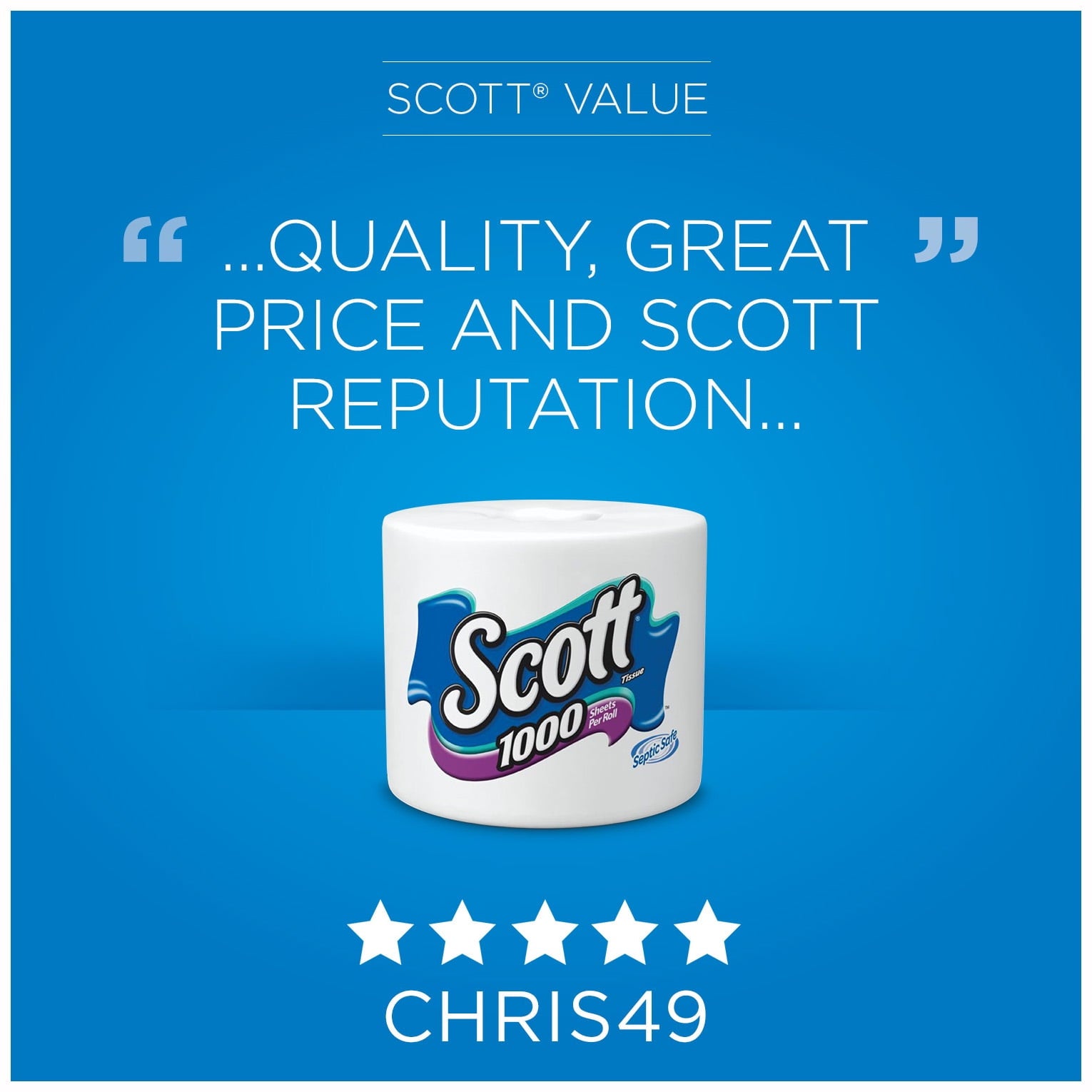 Scott 1000 Toilet Paper, 20 Rolls, 1,000 Sheets Per Roll (20,000 Total)
