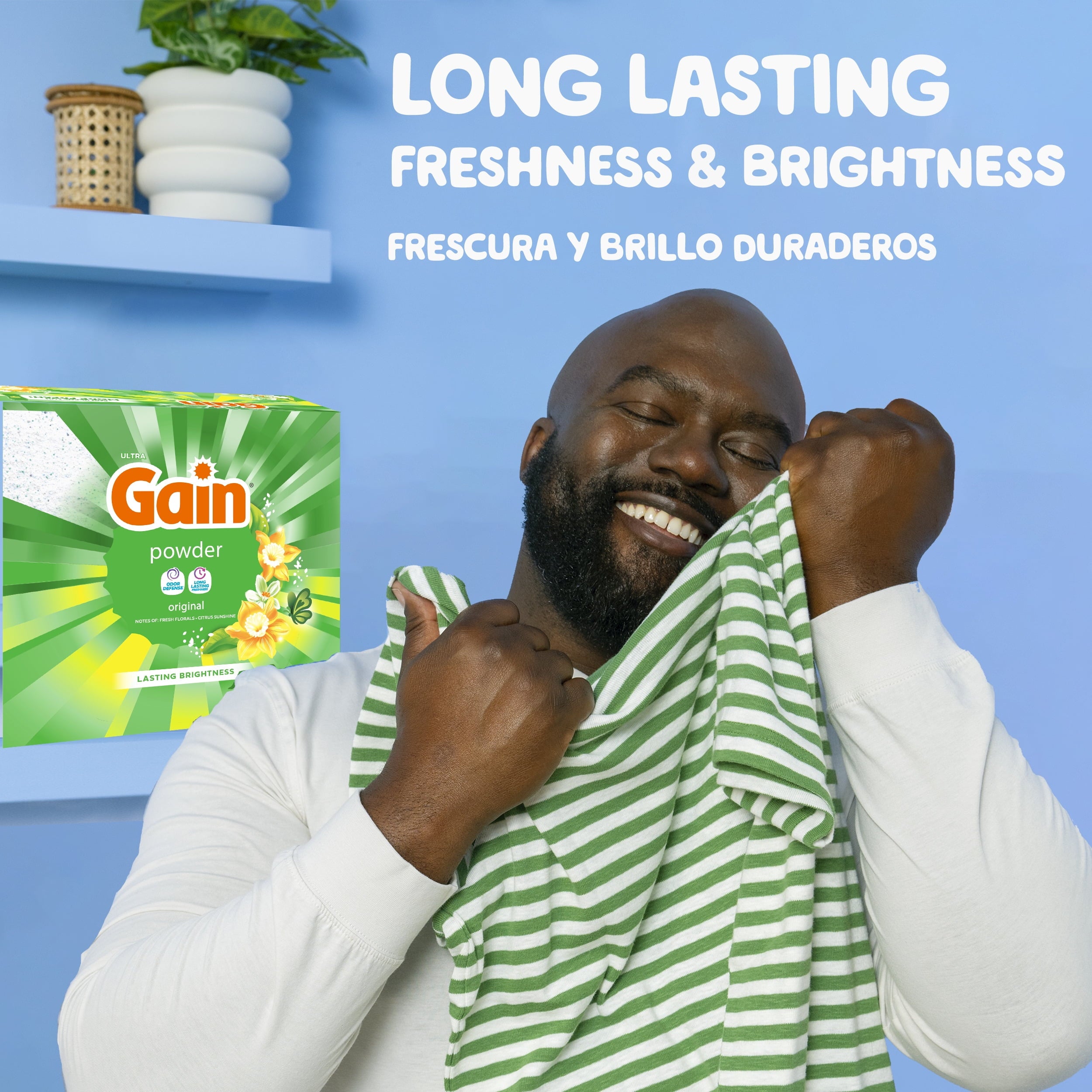 Gain Powder Laundry Detergent, Original Scent, 82 oz, 89 Loads