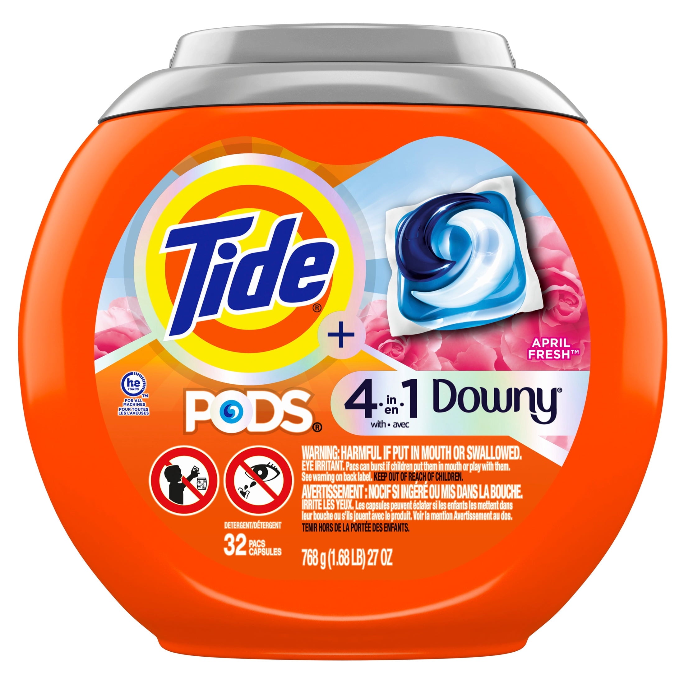 Tide PODS Laundry Detergent Pacs with a Touch of Downy Freshness, 3X Cleaning Power, 11 Count