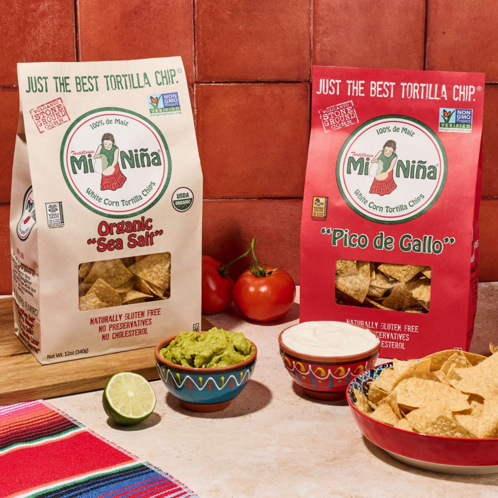 Mi Nina Pico de Gallo Tortilla Chips, 12oz Bag